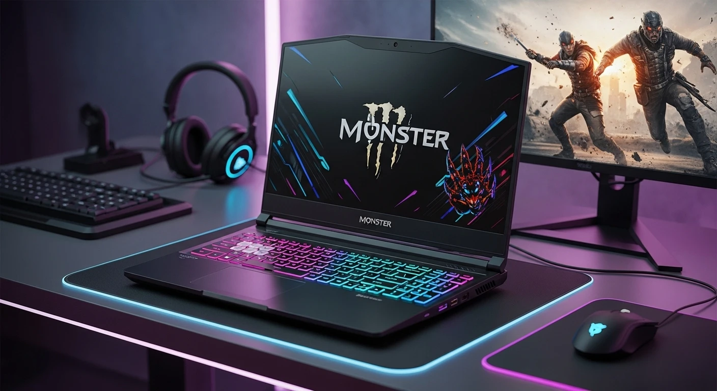 Bayraklı Monster Laptop Alan Yerler