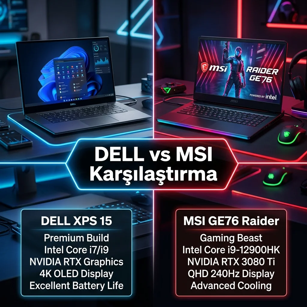 Dell vs MSI Laptop 2026 İkinci El Karşılaştırma ve Değer Analizi