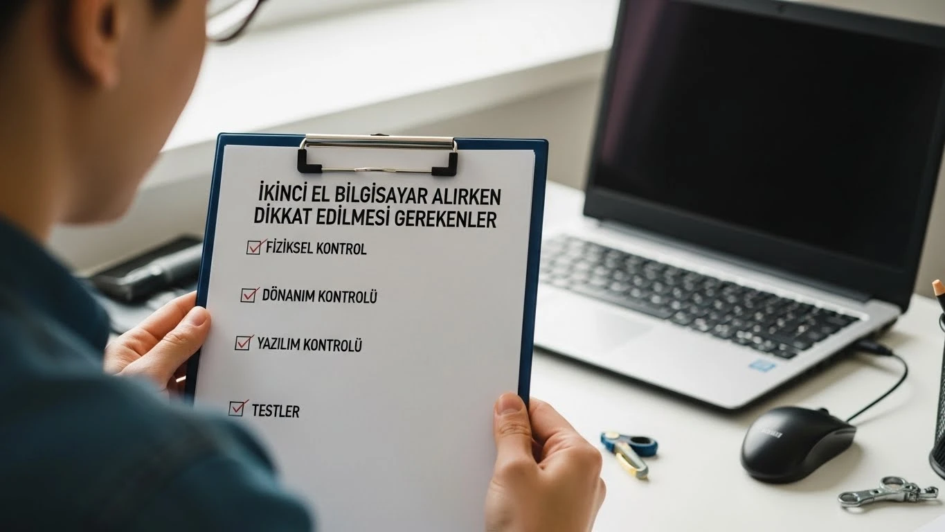 İkinci El Bilgisayar Alırken Kontrol Listesi | 2026