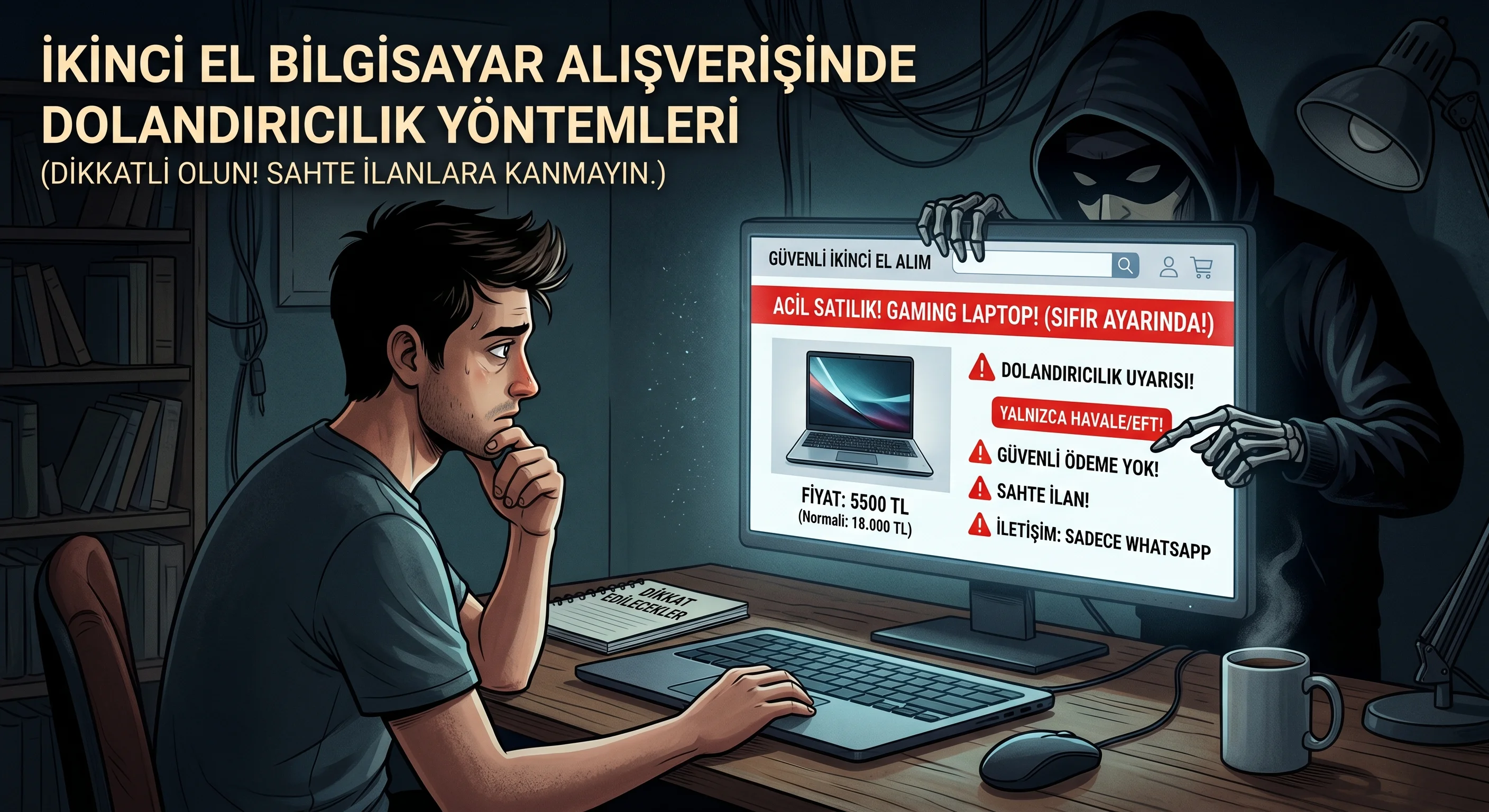 İkinci El Bilgisayar Dolandırıcılığı ve Korunma 2026