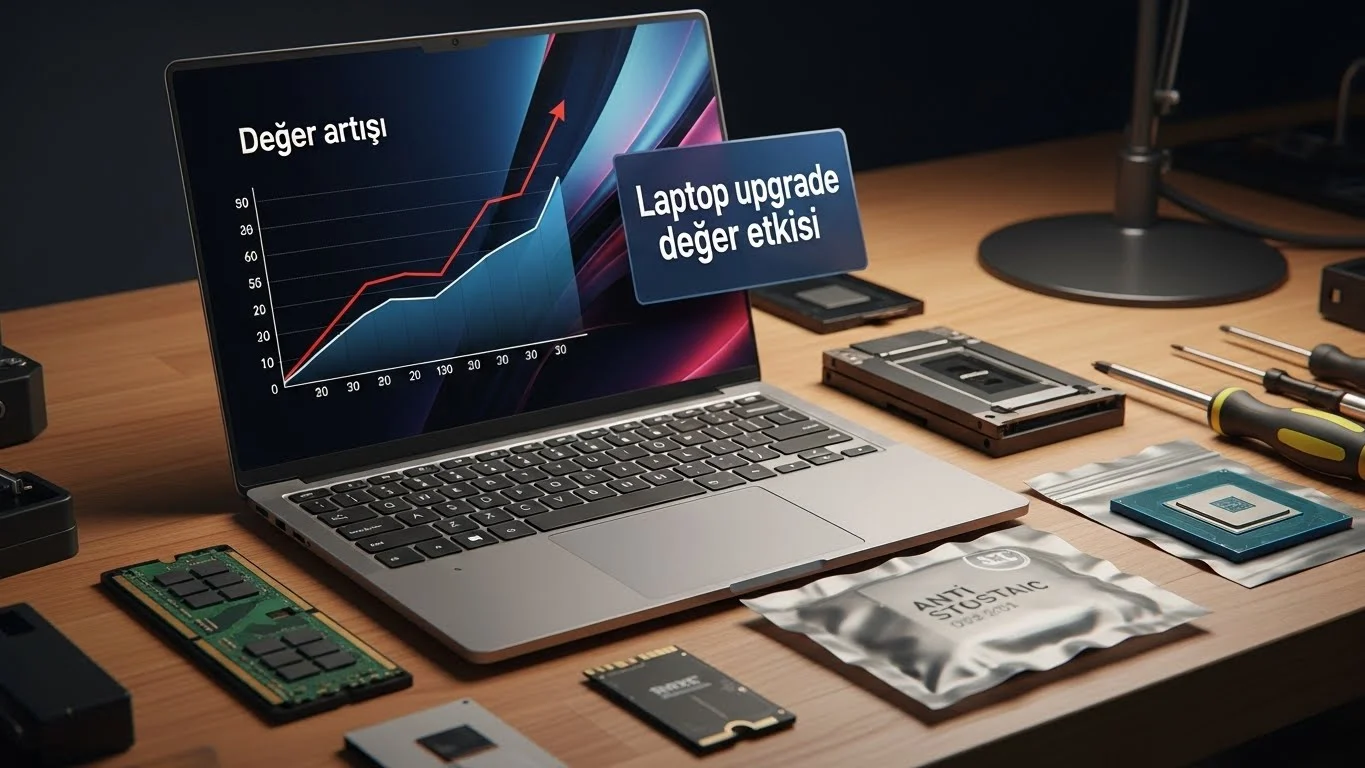 Laptop RAM ve SSD Yükseltmesinin Değere Etkisi | 2026