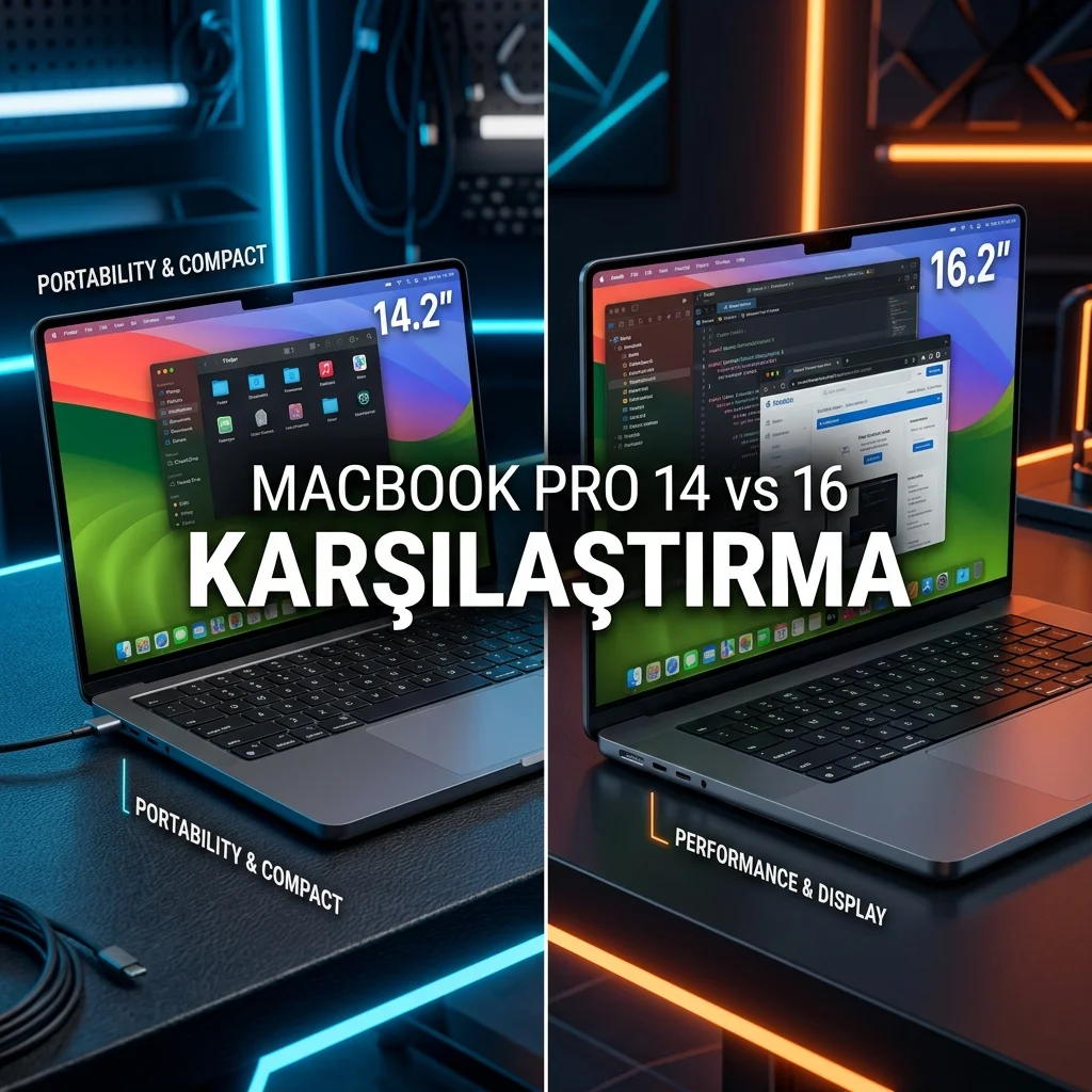 MacBook Pro 14 vs 16 İkinci El Karşılaştırma 2026