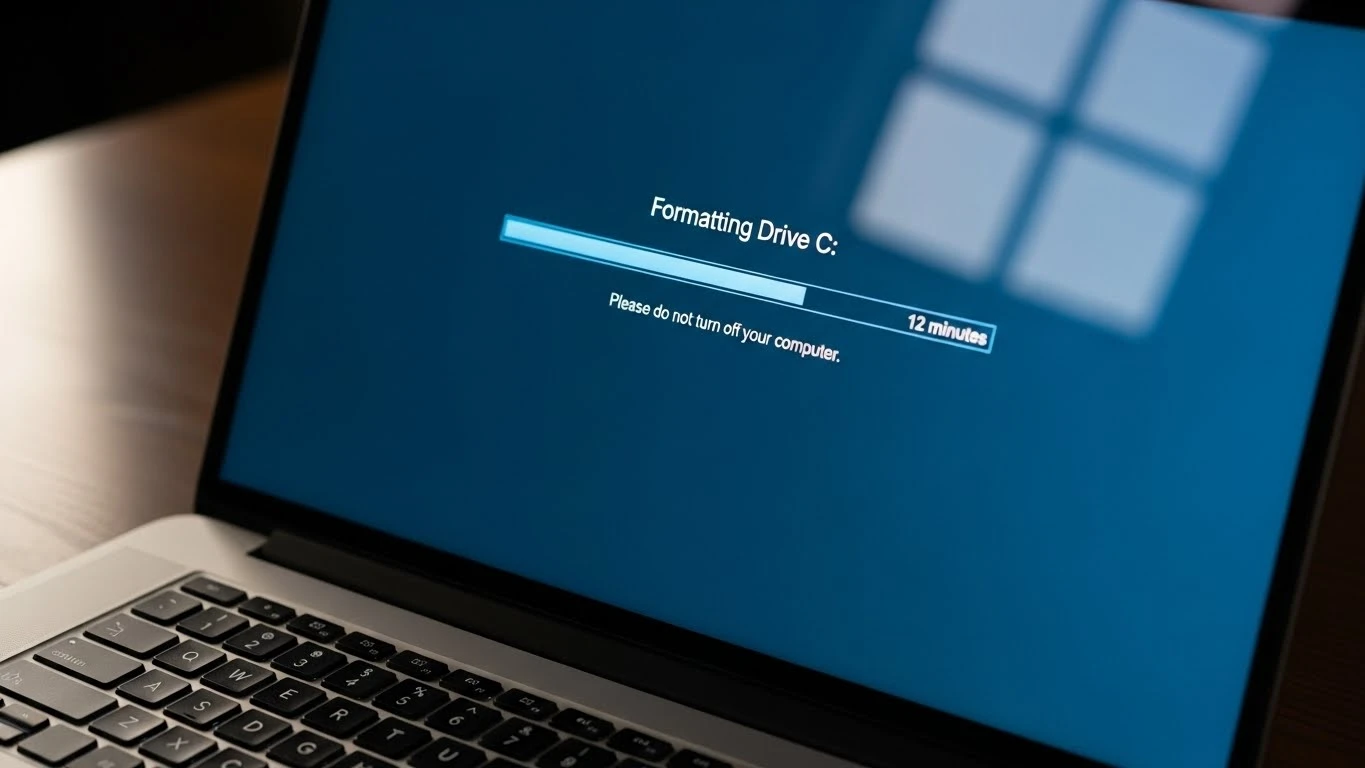 Laptop Format Atma