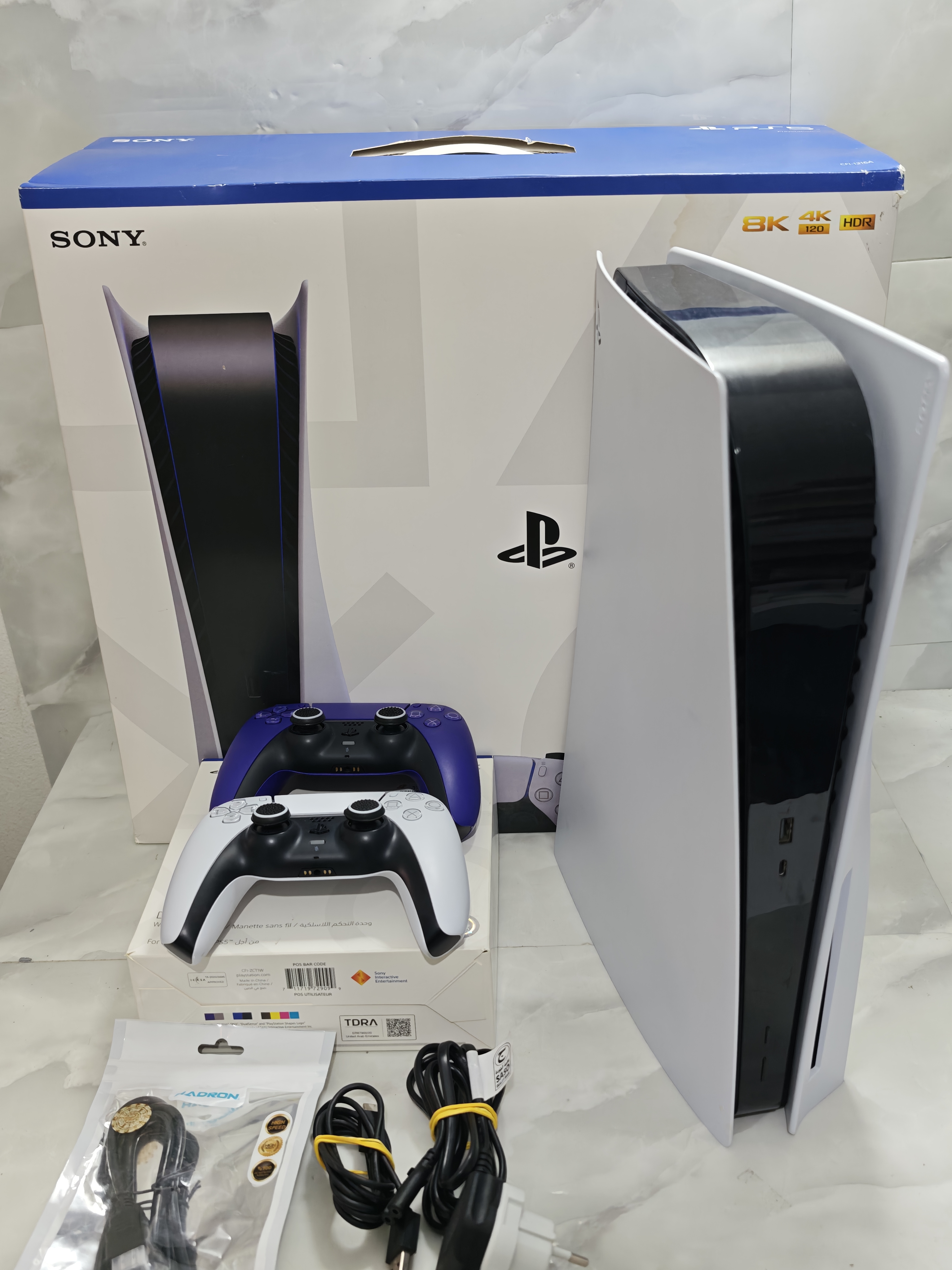 Sony PlayStation 5 PS5 825 GB Diskli CFI-1216A 2 Orijinal Kol