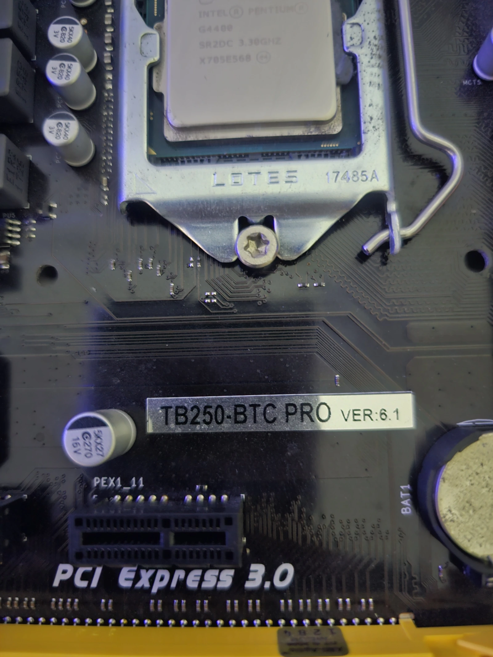 İkinci El Biostar Biostar TB250 1151 - G4400 İşlemci - 2x8GB Adata 2133Mhz Ram - Görsel 2