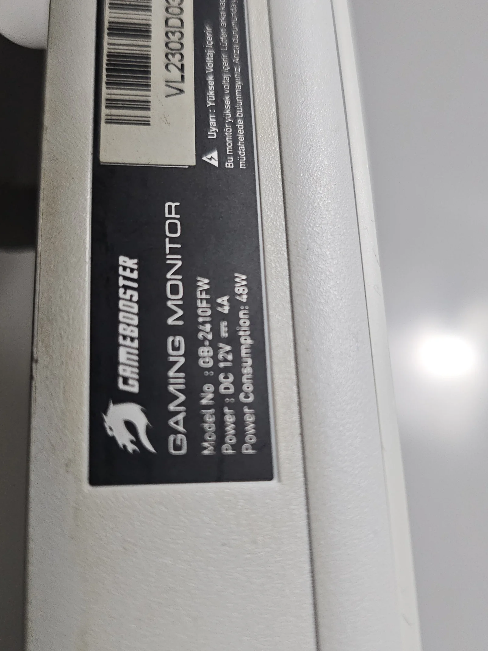 GameBooster Gamebooster 23.8" 1 Ms Full Hd IPS 100 Hz Oyuncu Monitörü - Görsel 4