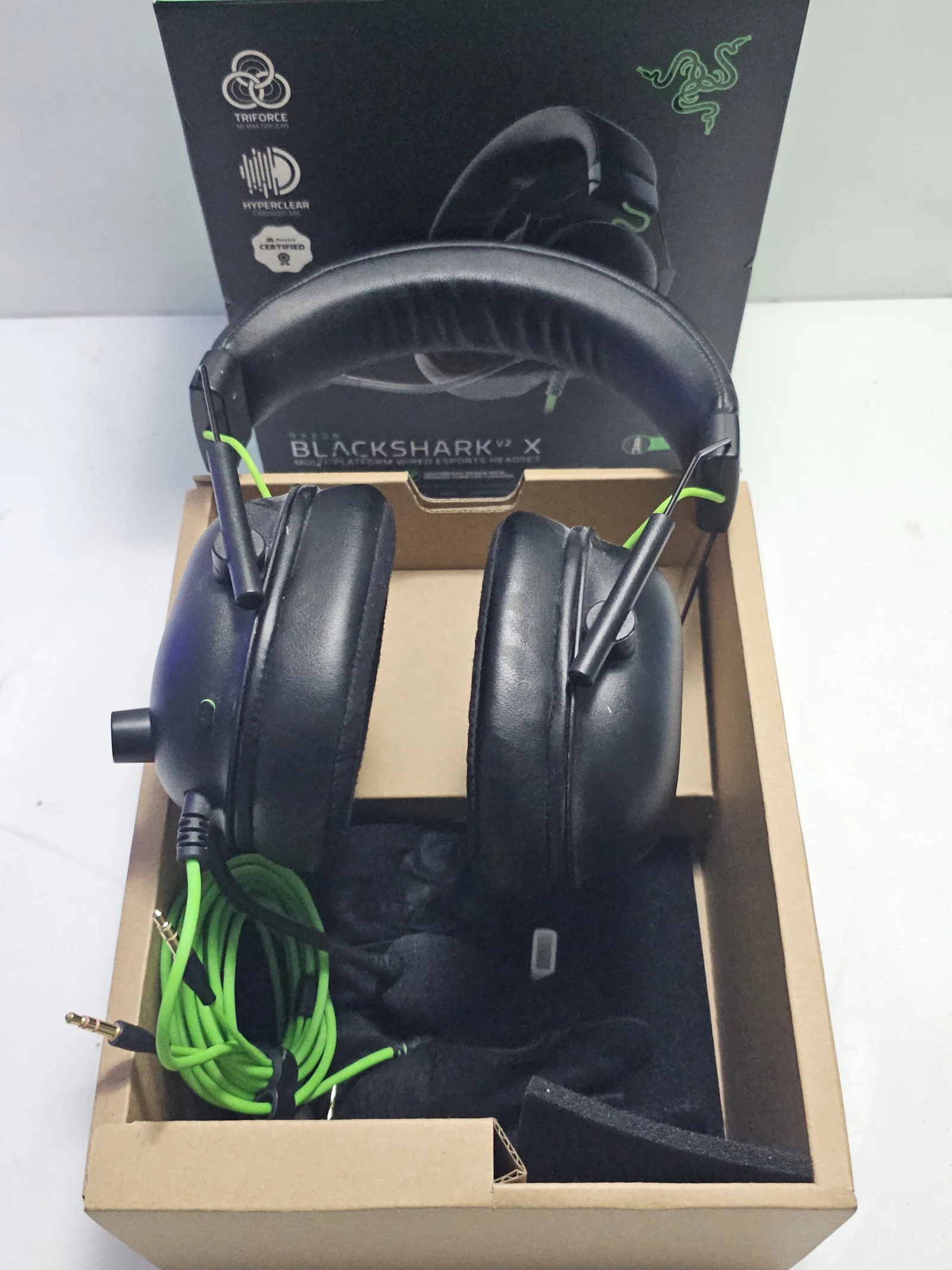 İkinci El Razer Razer BlackShark V2 X HyperSpeed  7.1 USB Oyuncu Kulaklığı - Görsel 2