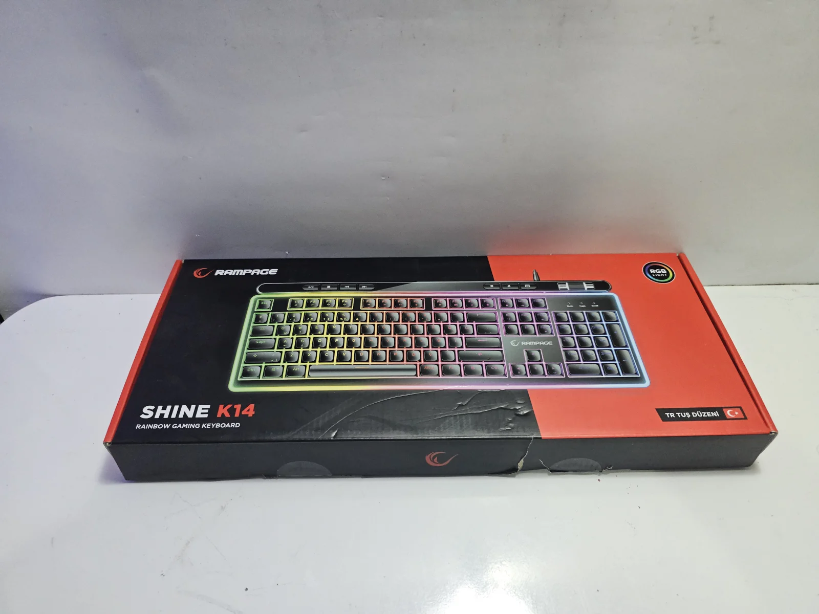 Rampage Shine K14 RGB Kablolu Oyuncu Klavyesi