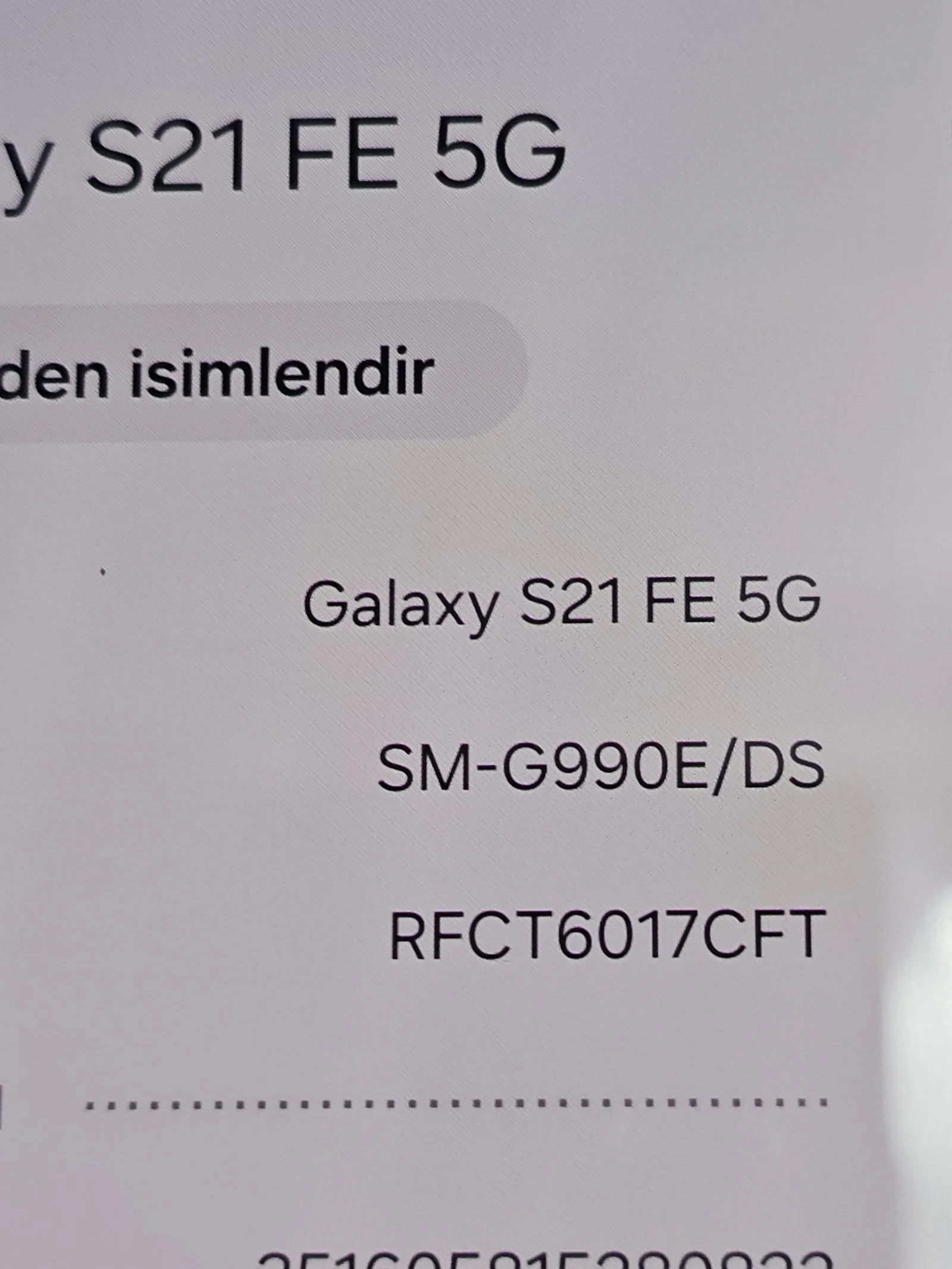 İkinci El Samsung Samsung Galaxy S21 FE 5G 128 GB Yurtiçi Temiz Değişensiz - Görsel 5