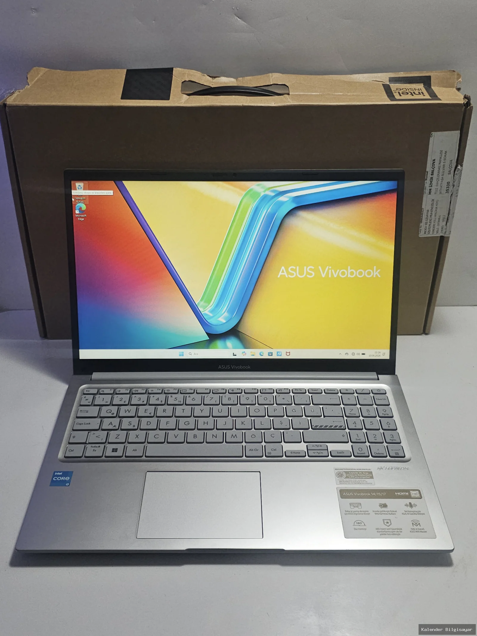 İkinci El Asus Asus Vivobook i3 13.Nesil 8GB Ram 512GB SSD Garantili - Görsel 1