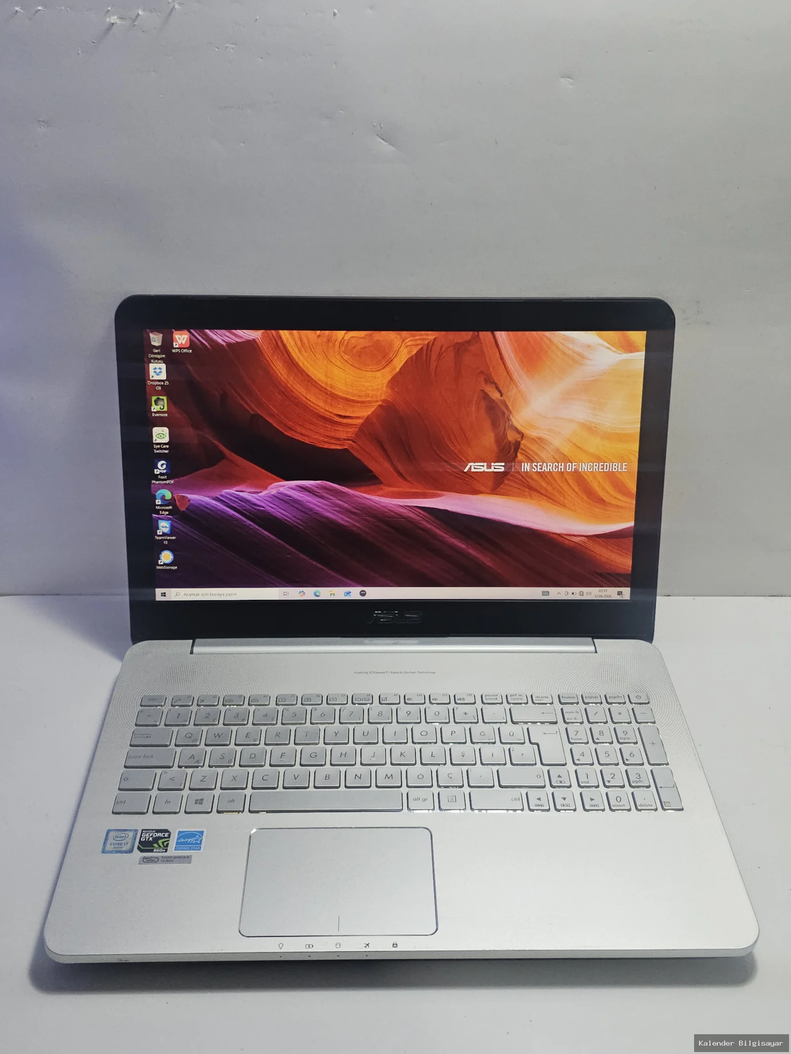İkinci El Asus Asus i7 6700HQ GTX 960 16GB Ram 256GB SSD 1TB HDD - Görsel 1