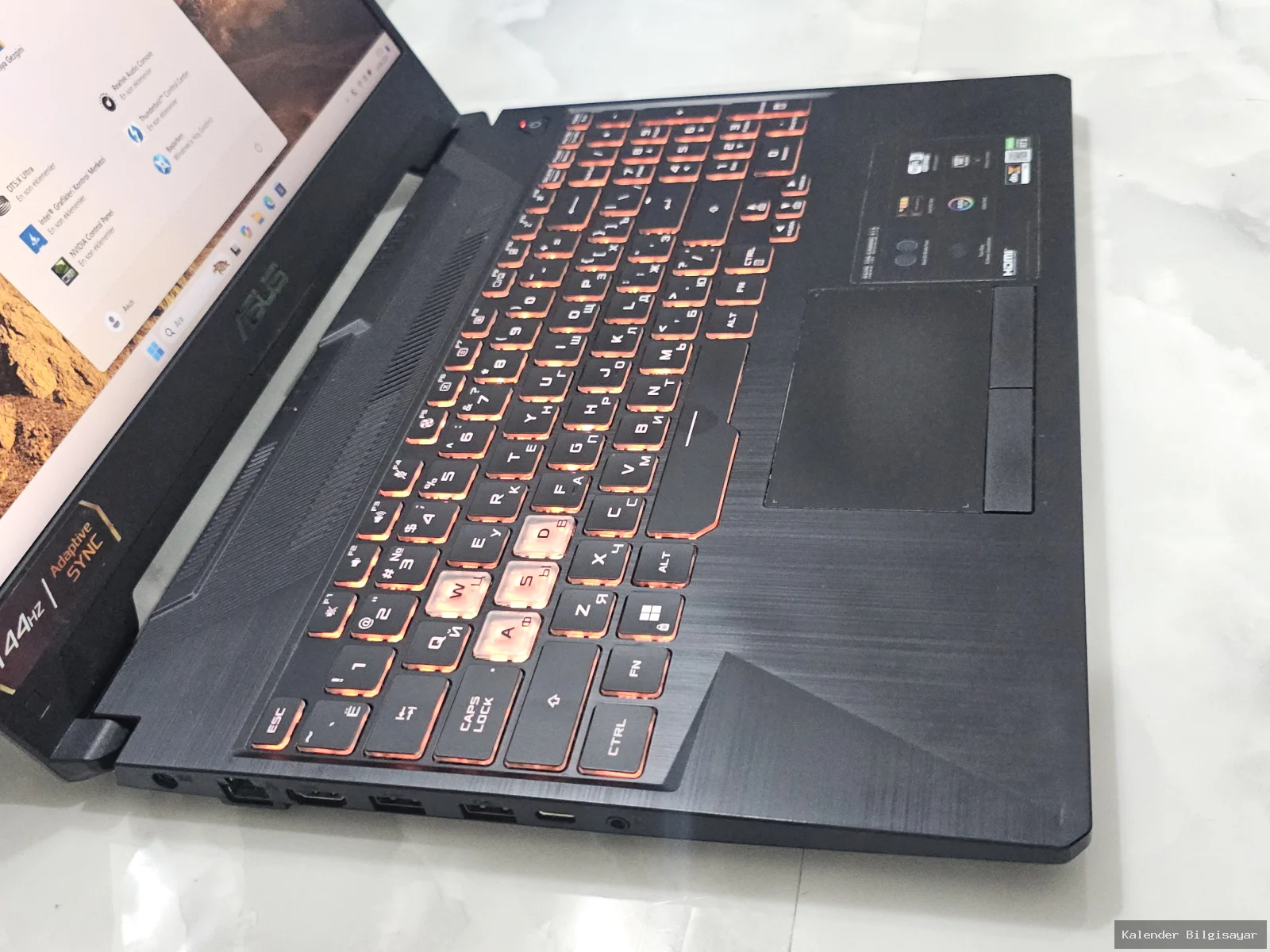 İkinci El Asus Asus Tuf i7 11800H RTX 3050 Ti 4GB 1TB SSD 16GB Ram - Görsel 3