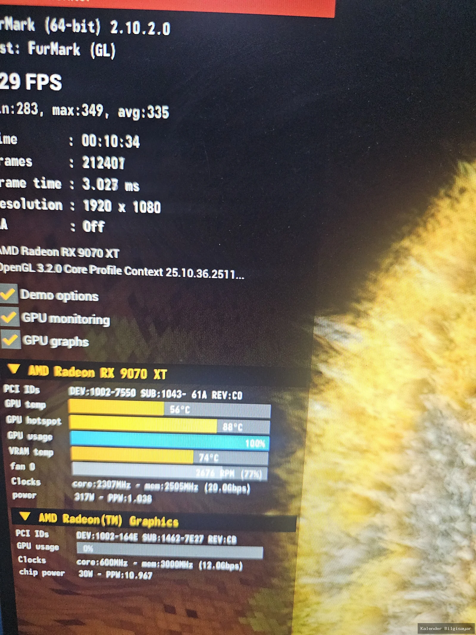 Asus Asus RX 9070 Xt Prime Oc Edition 256 Bit Gddr6 16 GB - Görsel 4