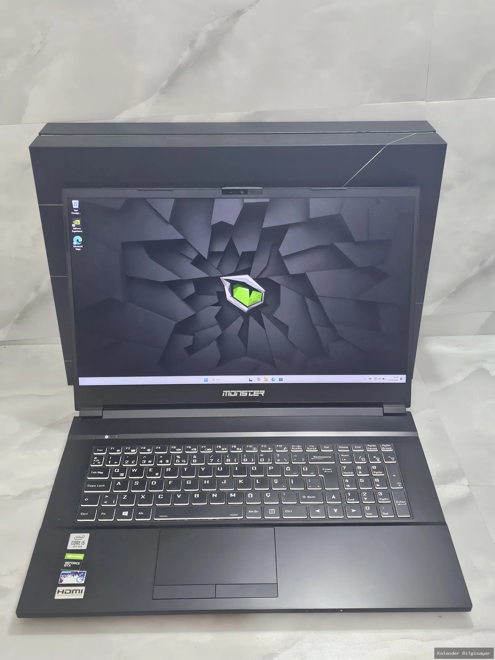 İkinci El Monster Monster A7 v12.2 i5 10300H GTX 1650 Ti 256GB SSD 16GB Ram - Görsel 1