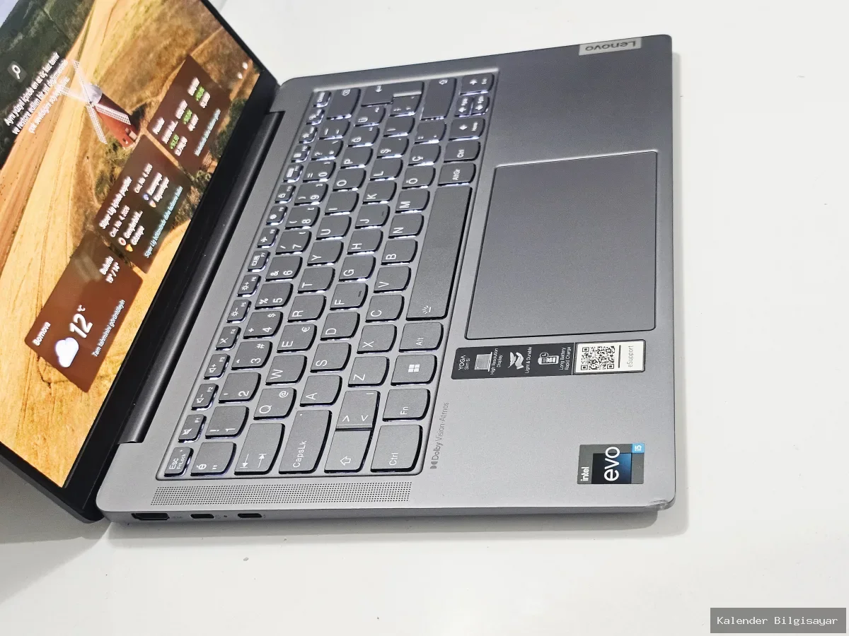 İkinci El Lenovo Lenovo Yoga Slim 6 Oled i5 12.Nesil - 8GB Ram  - 512GB SSD - Görsel 3