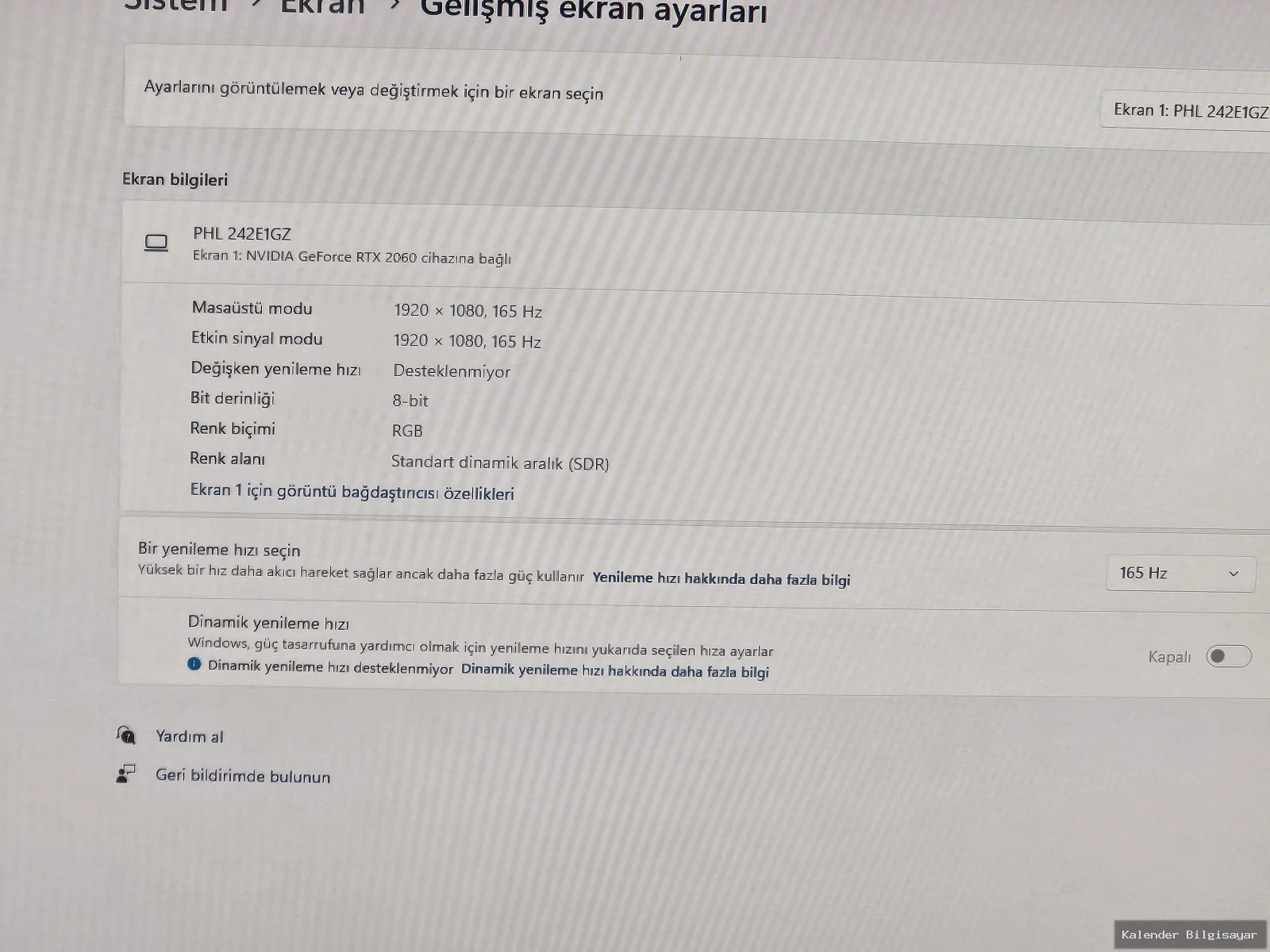 İkinci El Philips 24 inç 165Hz 1 Ms Oyuncu Monitörü - Görsel 4