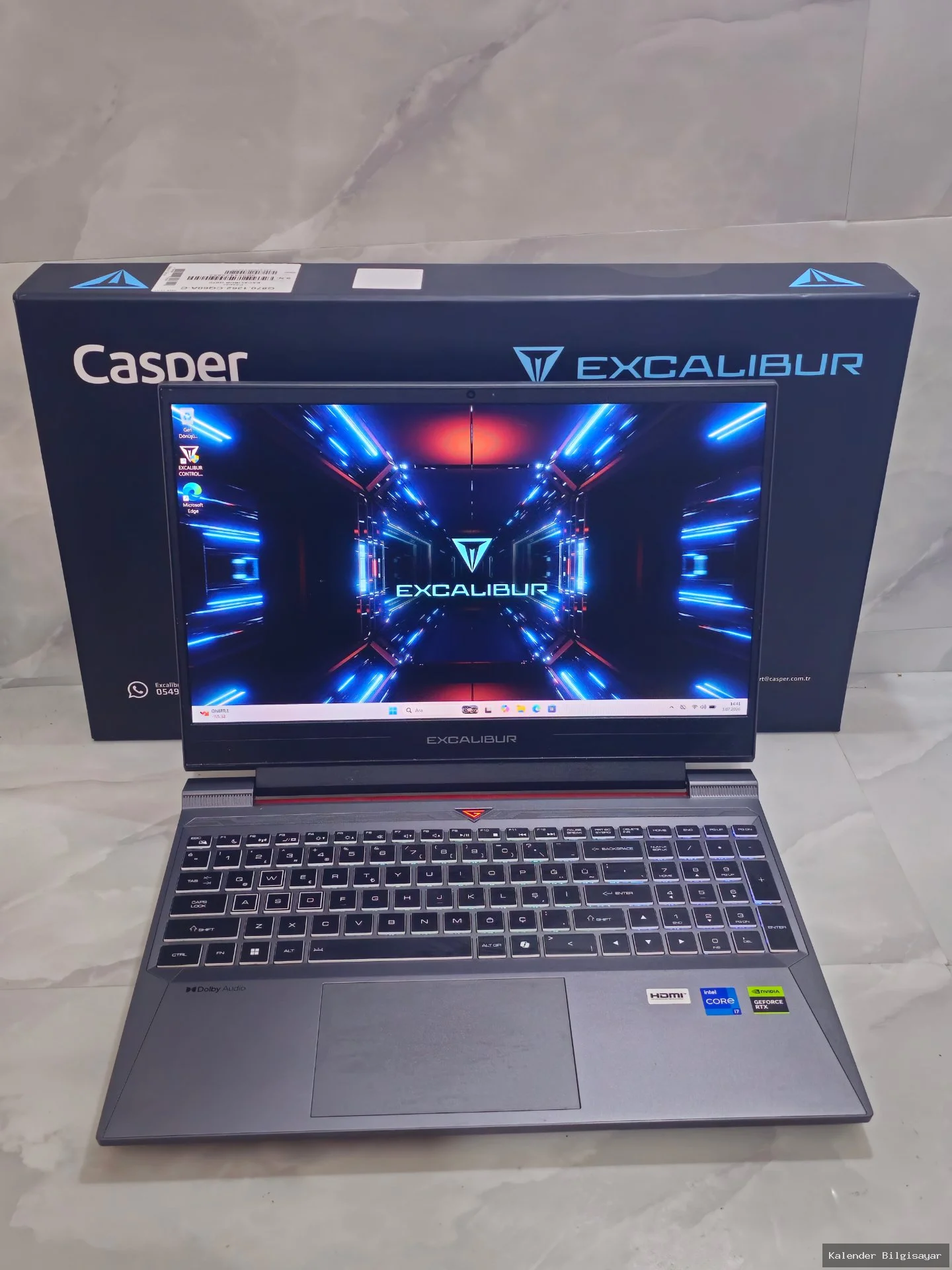 İkinci El Casper Casper Excalibur i7 13620H RTX 5060 8GB 1TB SSD 16GB Ram - Görsel 1