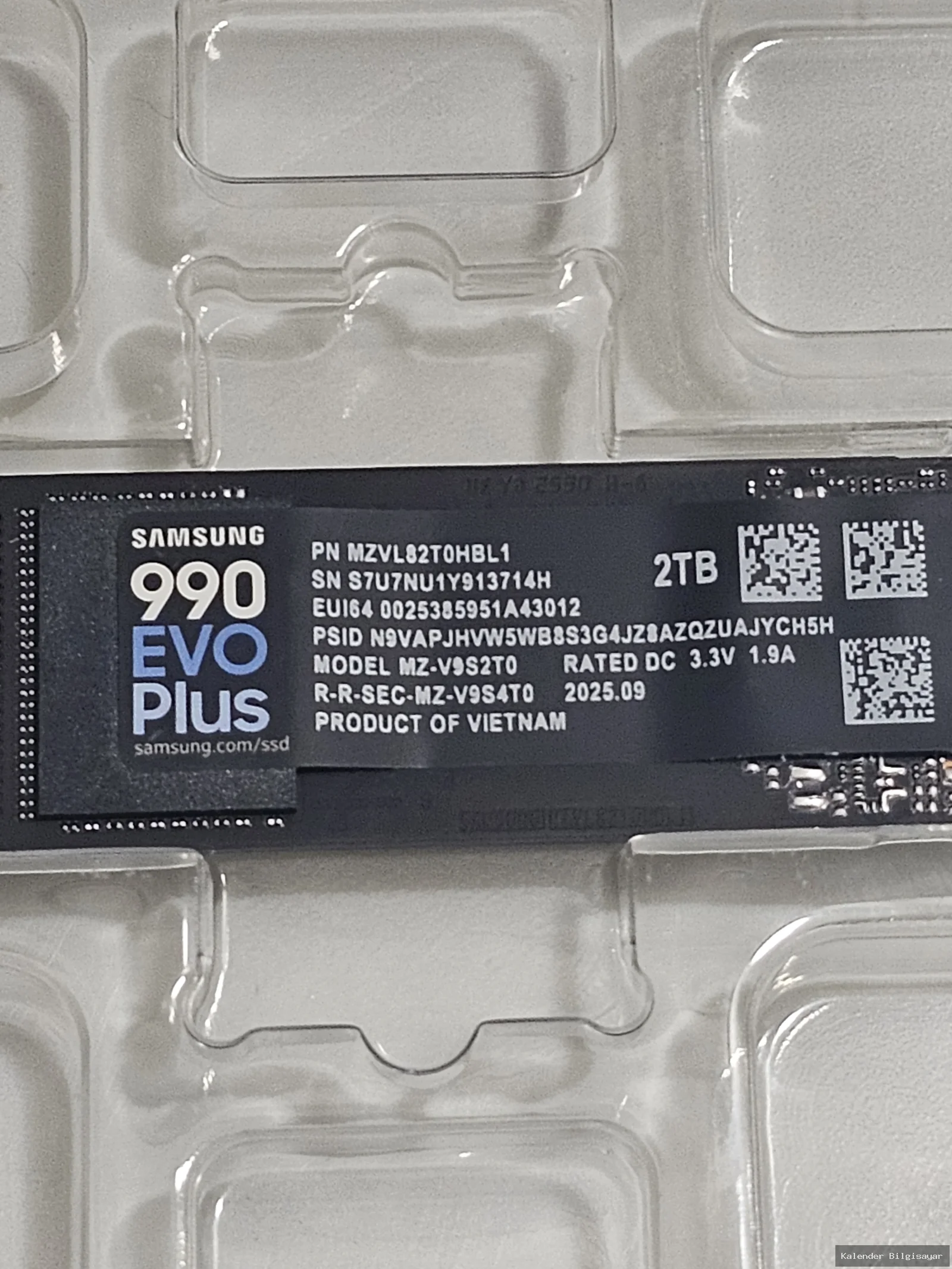 Samsung Samsung 2TB 990 Evo Plus Mz-V9S2T0Bw M2 SSD - Görsel 2