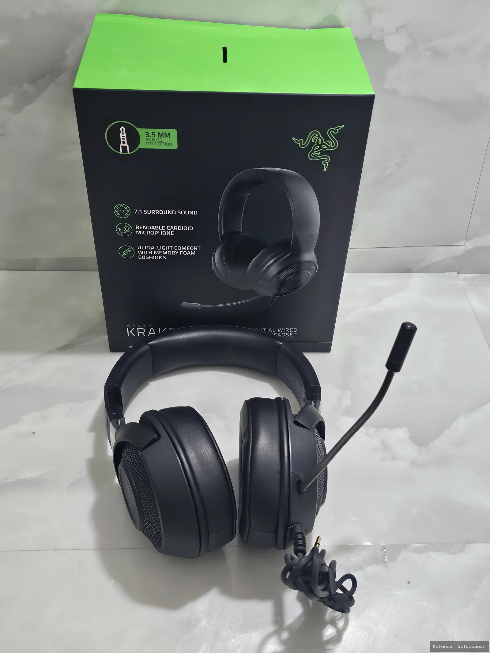 Razer Kraken X Lite 7.1 Kablolu Kulak Üstü Oyuncu Kulaklığı