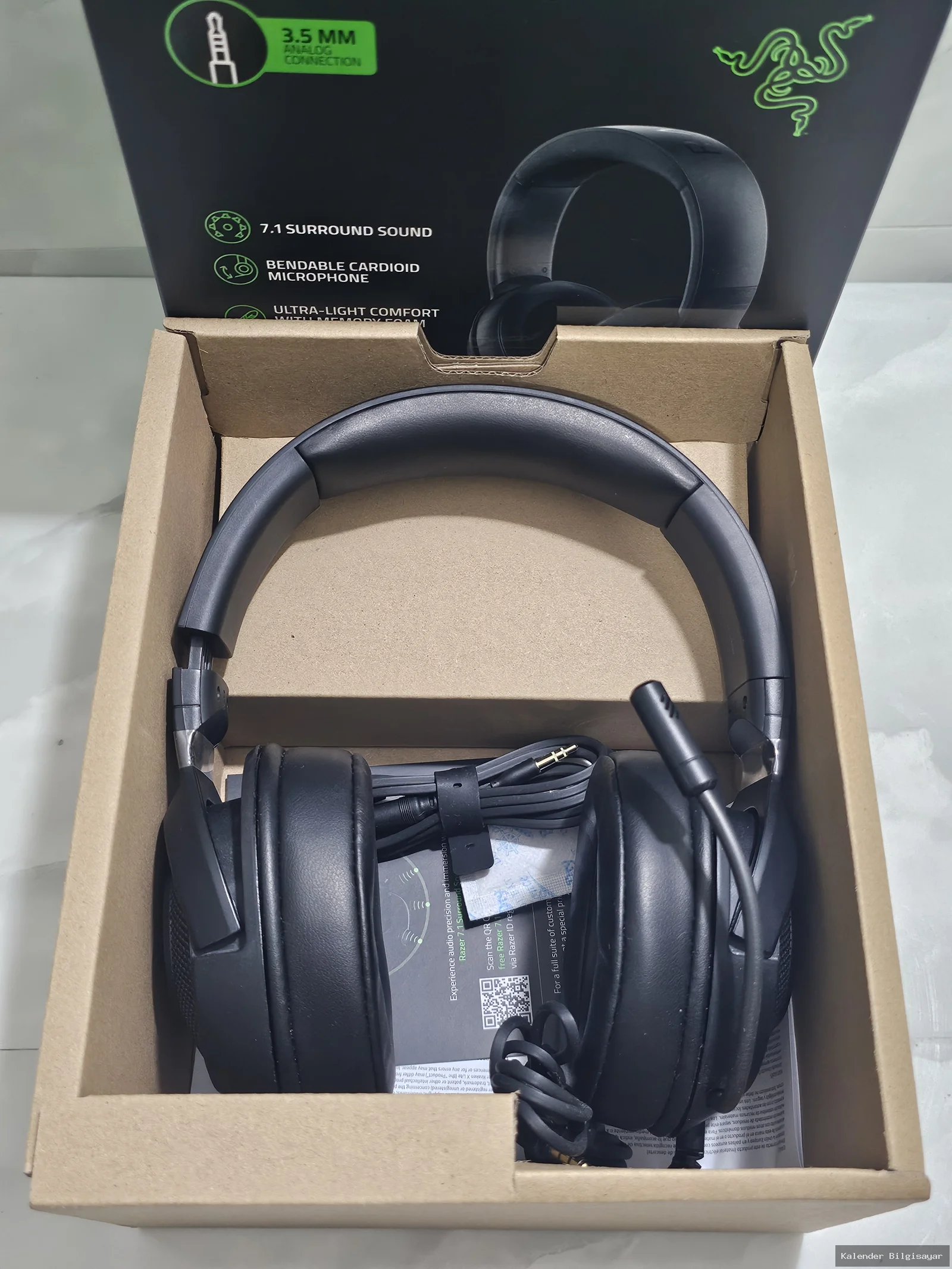 İkinci El Razer Razer Kraken X Lite 7.1 Kablolu Kulak Üstü Oyuncu Kulaklığı - Görsel 4