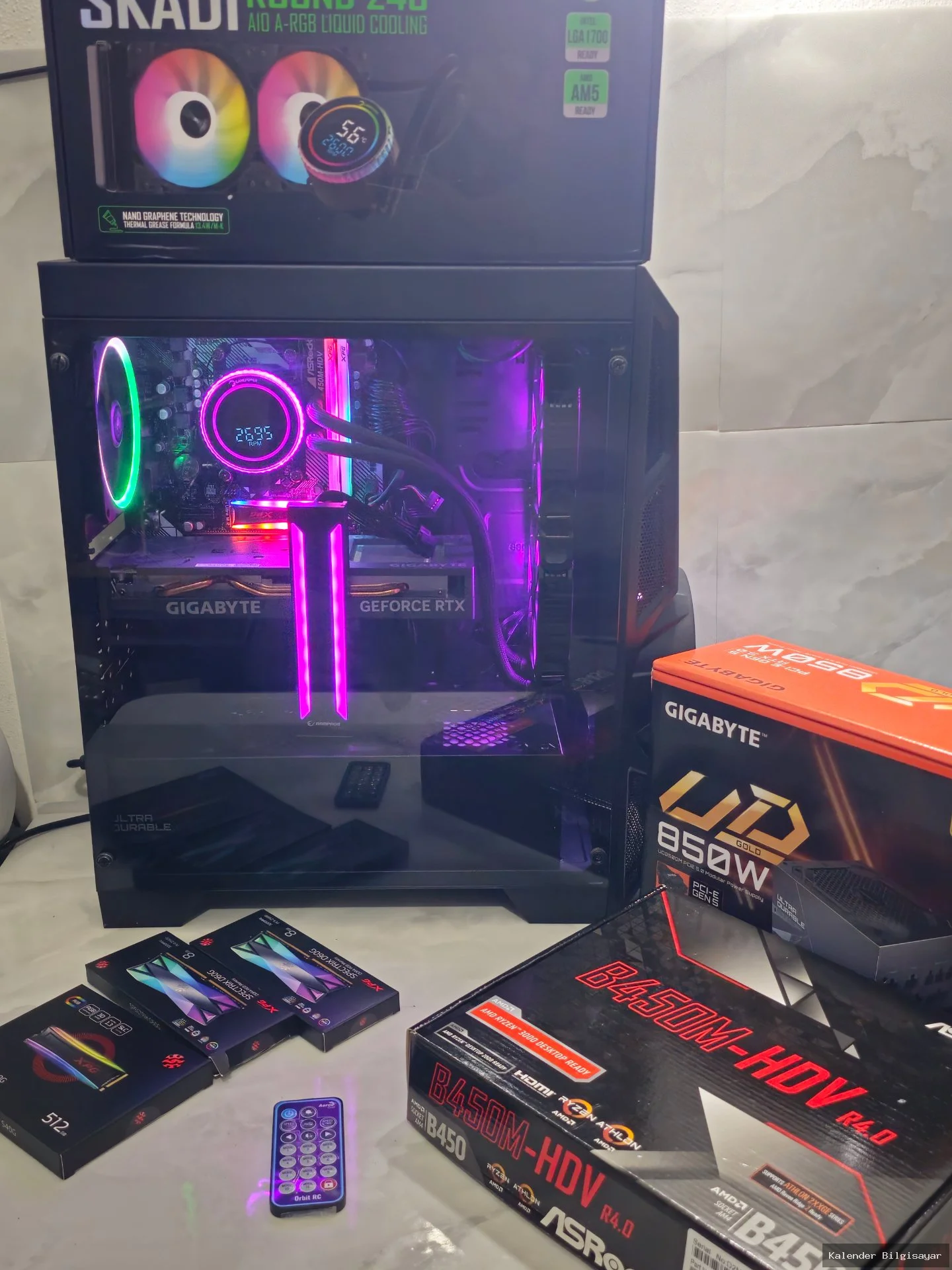 İkinci El Diğer Ryzen 7 5700X RTX 4060 16 GB RAM 512 GB SSD 1 TB HDD - Görsel 1