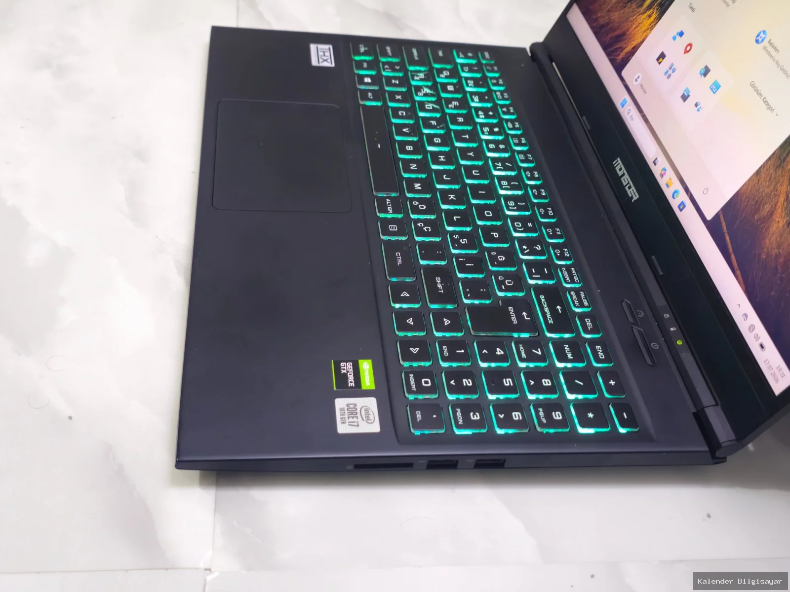 Monster Monster Abra A5 V15.8 i7 10750H GTX 1650 Ti 16 GB RAM 256 GB - Görsel 2