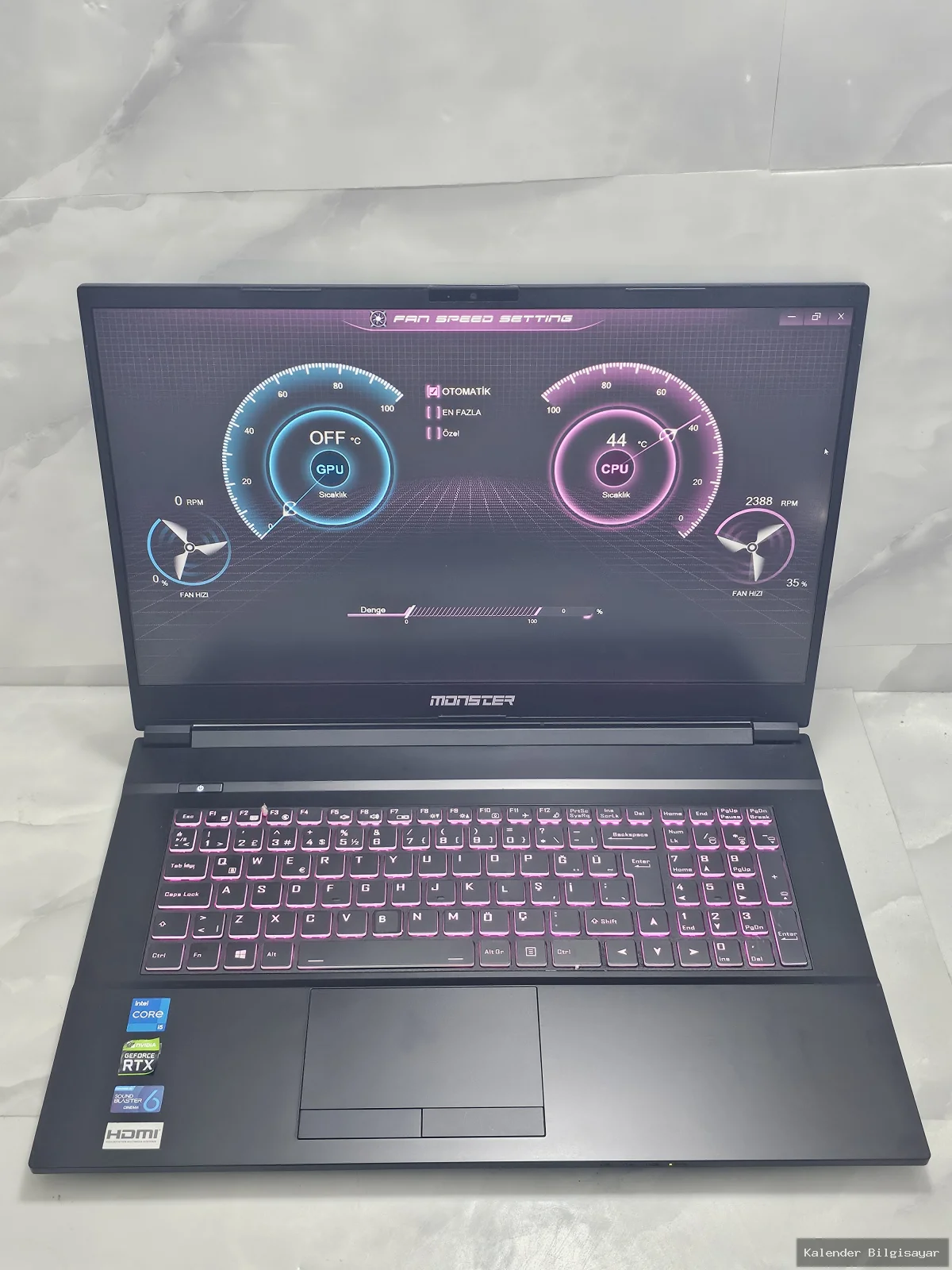 İkinci El Monster Monster A7 V13.2 i5 11400H RTX 3050 Ti 8 GB RAM 512 GB SSD Gaming Laptop - Görsel 1