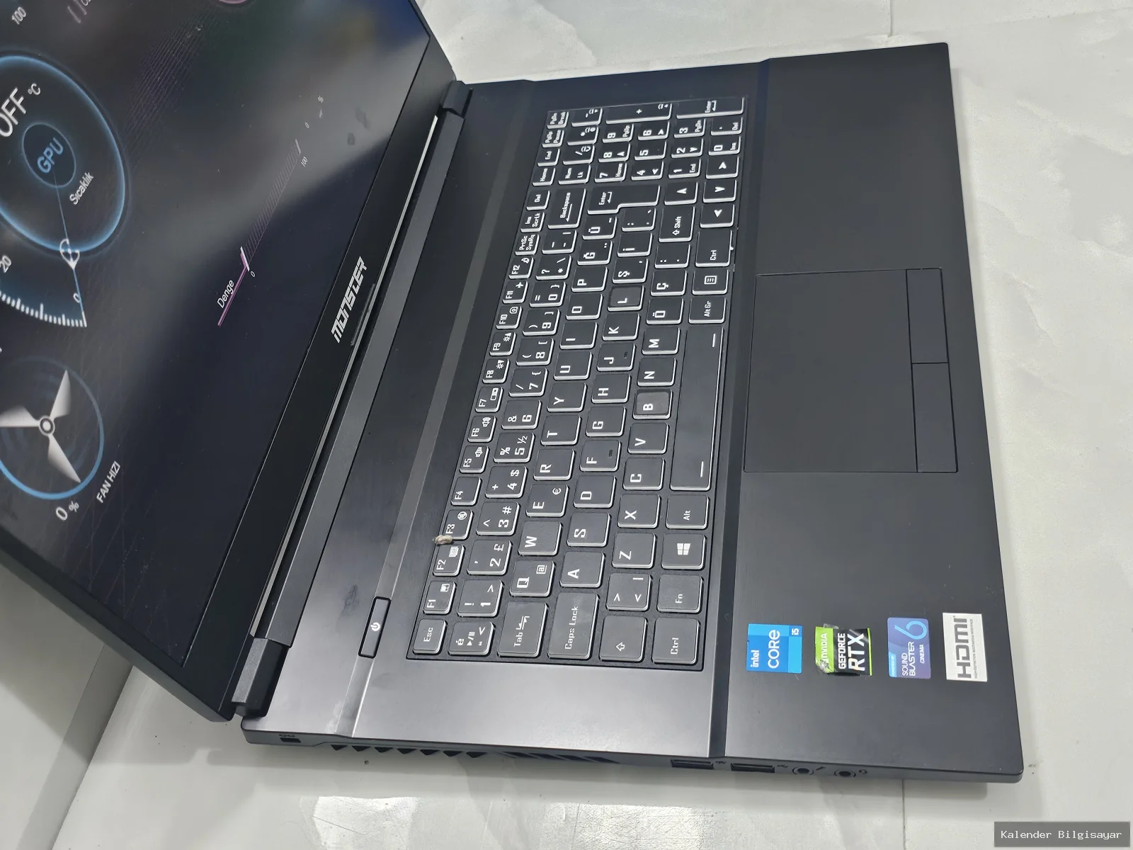 Monster Monster A7 V13.2 i5 11400H RTX 3050 Ti 8 GB RAM 512 GB SSD Gaming Laptop - Görsel 3