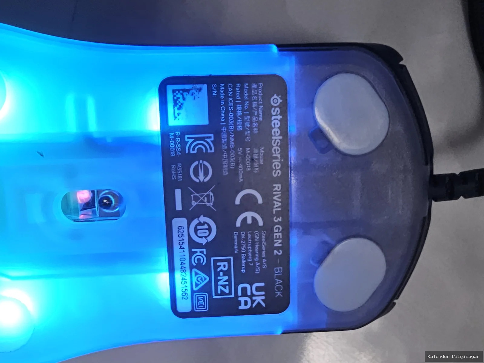 Steelseries SteelSeries Rival 3 Gen 2 RGB Optik Kablolu Oyuncu Mouse - Görsel 3