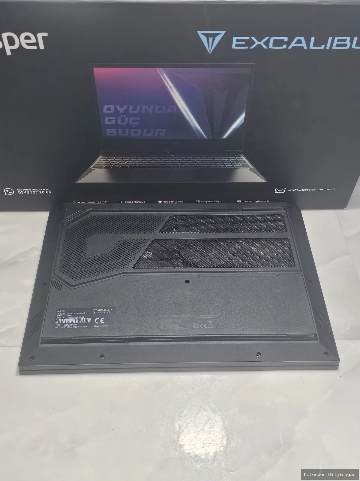 Casper Casper Excalibur i5 13. Nesil RTX 4050 16 GB RAM 512 GB SSD Gaming Laptop - Görsel 5