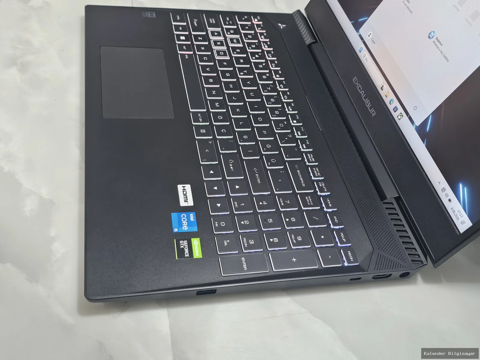 Casper Casper Excalibur i5 12. Nesil GTX 1650 8 GB RAM 512 GB SSD - Görsel 2