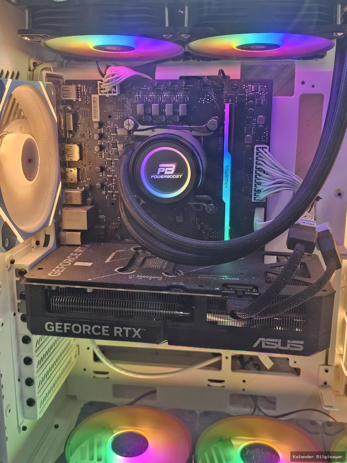 TechnoPC TechnoPC Aurora Core Ultra 5 225F RTX 5070 16 GB RAM 512 GB SSD - Görsel 3