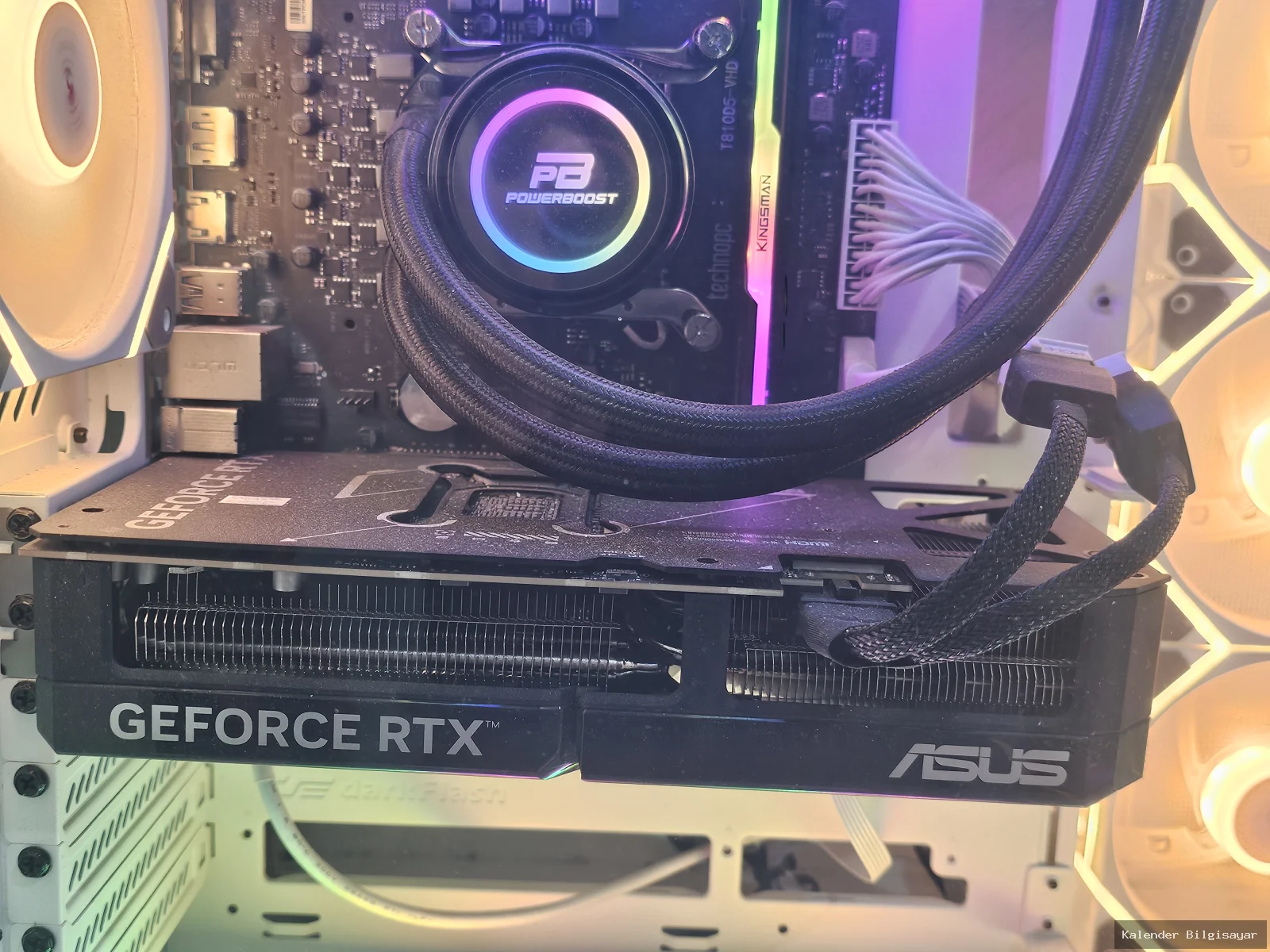 TechnoPC TechnoPC Aurora Core Ultra 5 225F RTX 5070 16 GB RAM 512 GB SSD - Görsel 4