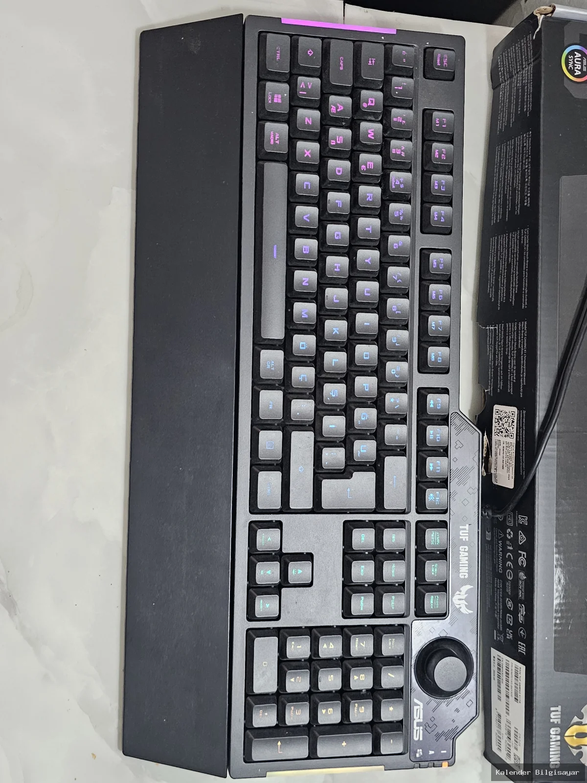 ASUS ASUS TUF Gaming K1 RGB Kablolu Oyuncu Klavyesi - Görsel 2