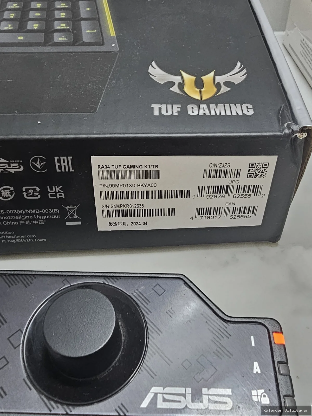 ASUS ASUS TUF Gaming K1 RGB Kablolu Oyuncu Klavyesi - Görsel 3