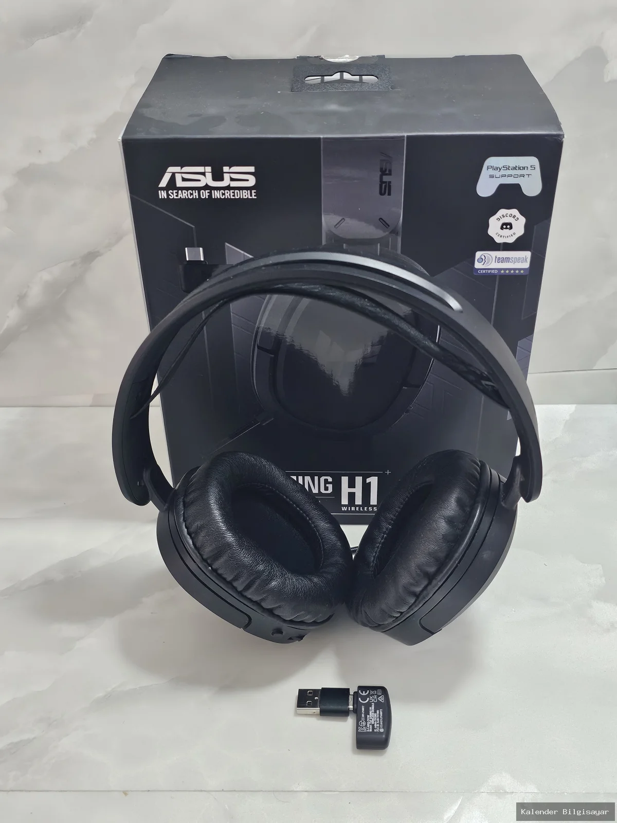 İkinci El ASUS ASUS TUF Gaming H1 Wireless 7.1 Kablosuz Gaming Kulaklık - Görsel 1