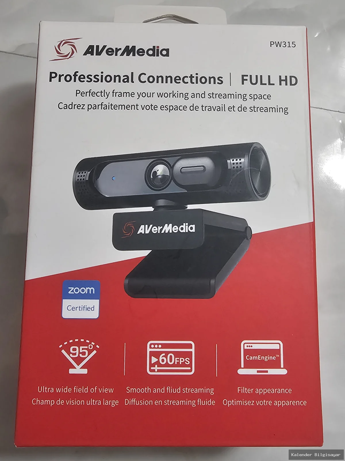 AVerMedia AVerMedia PW315 Full HD 1080P 60 FPS Webcam - Görsel 3