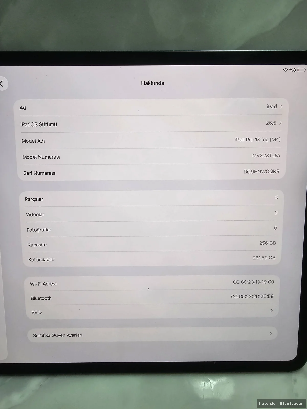 Apple Apple İpad Pro M4 256 GB 13 inç - Görsel 2