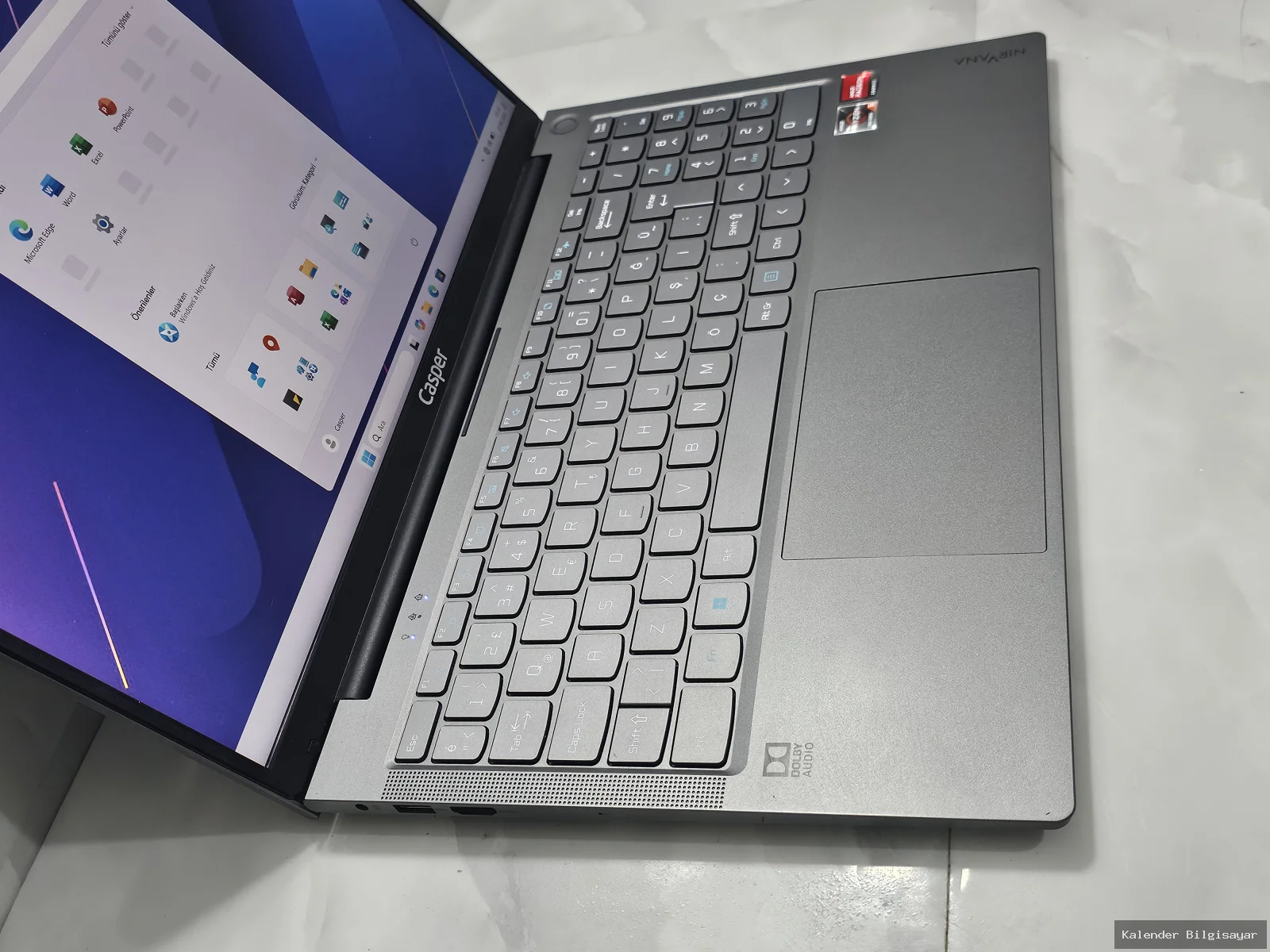 Casper X700 Ryzen 5 5500U 8 GB RAM 512 GB SSD Laptop - Görsel 3