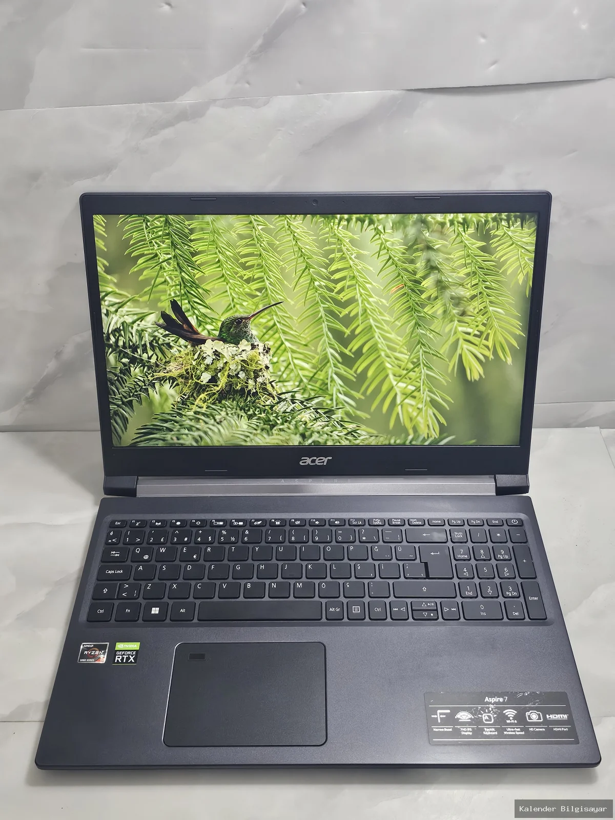 İkinci El Acer Acer Ryzen 5 5500U RTX 3050 8 GB RAM 512 GB SSD Gaming Laptop - Görsel 1