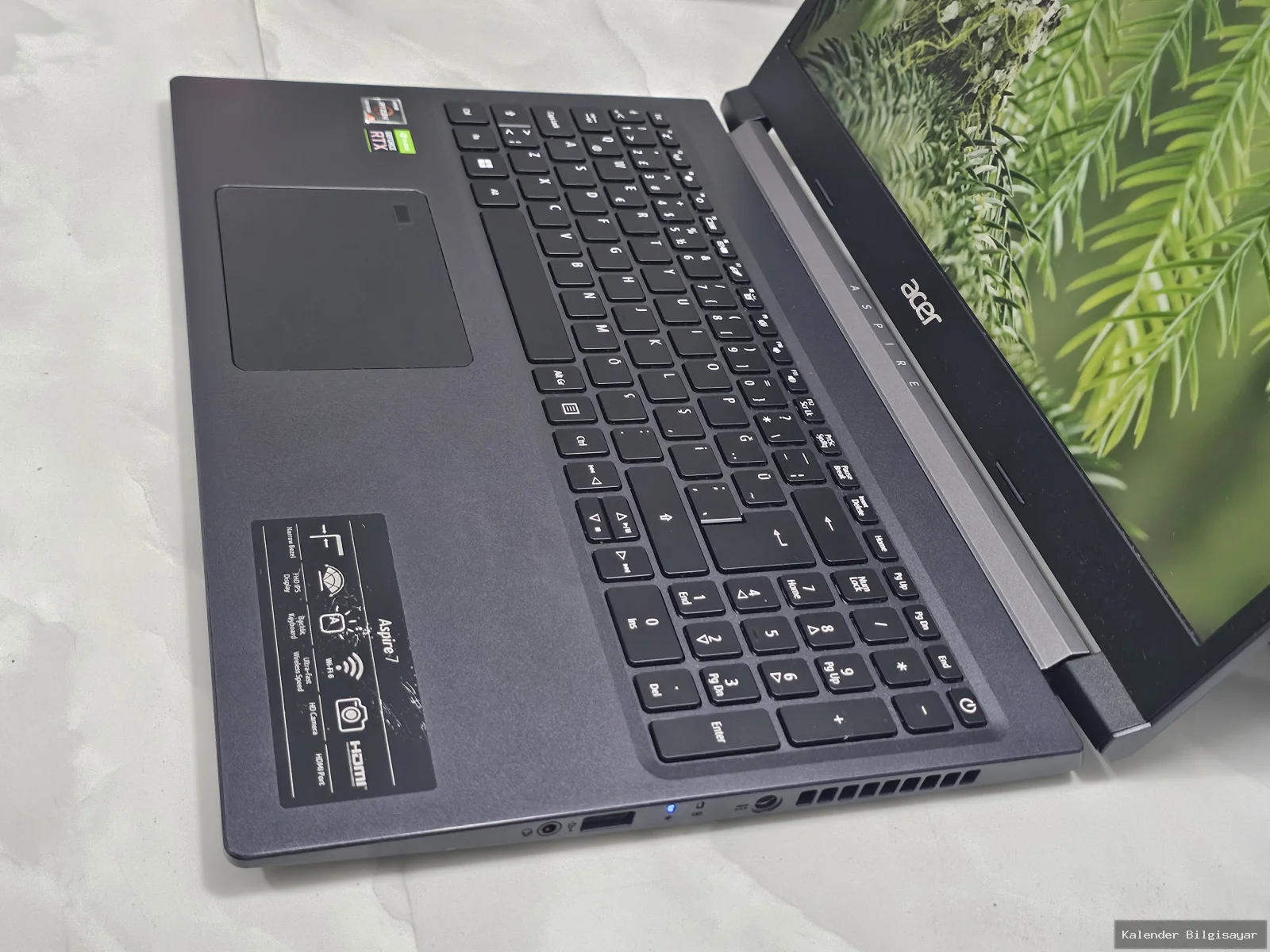 Acer Acer Ryzen 5 5500U RTX 3050 8 GB RAM 512 GB SSD Gaming Laptop - Görsel 2