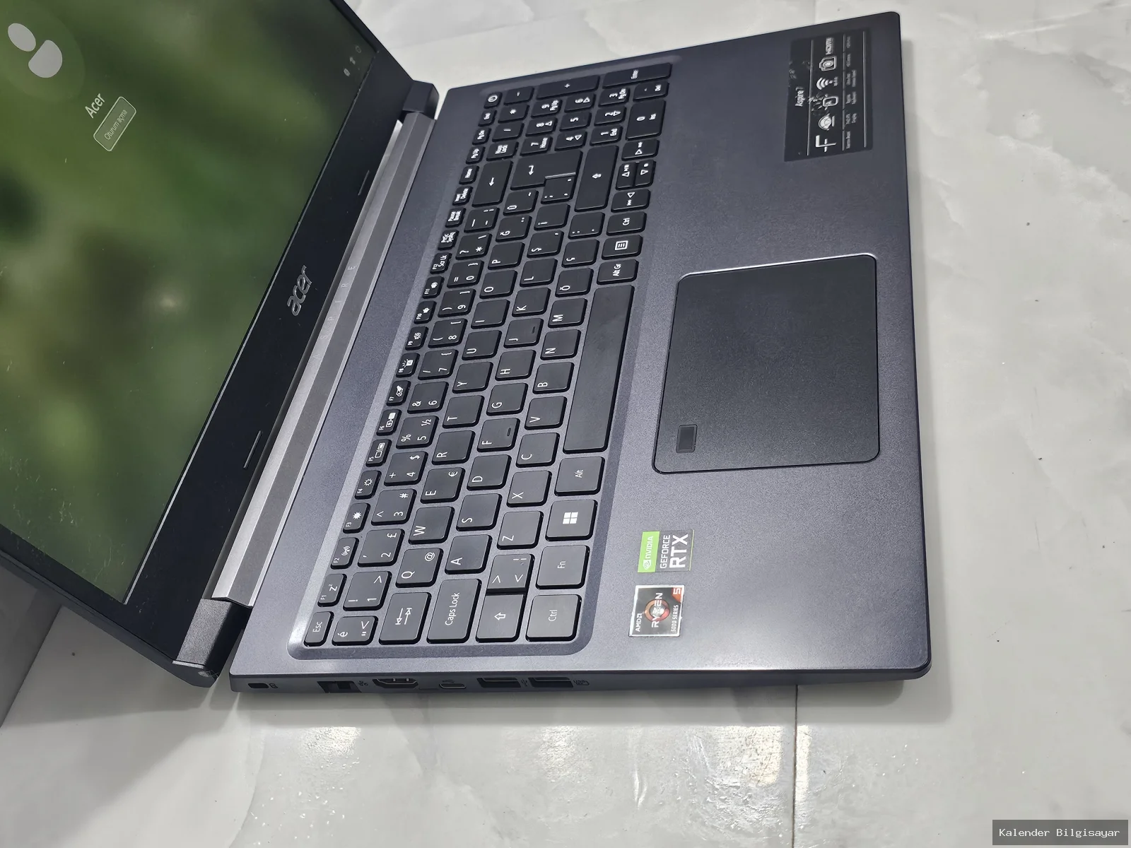 Acer Acer Ryzen 5 5500U RTX 3050 8 GB RAM 512 GB SSD Gaming Laptop - Görsel 3