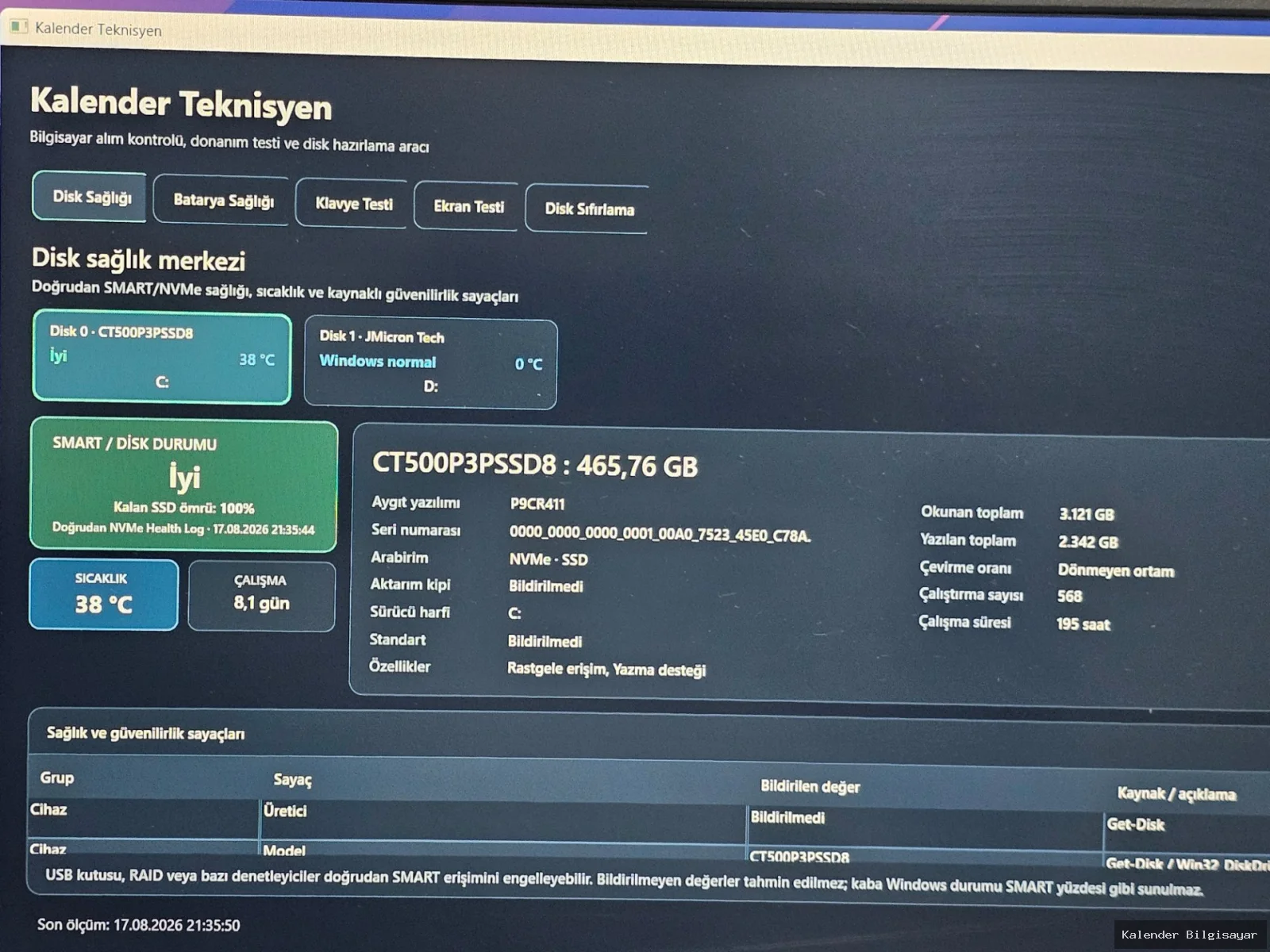 Casper X700 Ryzen 5 5500U 8 GB RAM 512 GB SSD Laptop - Görsel 7