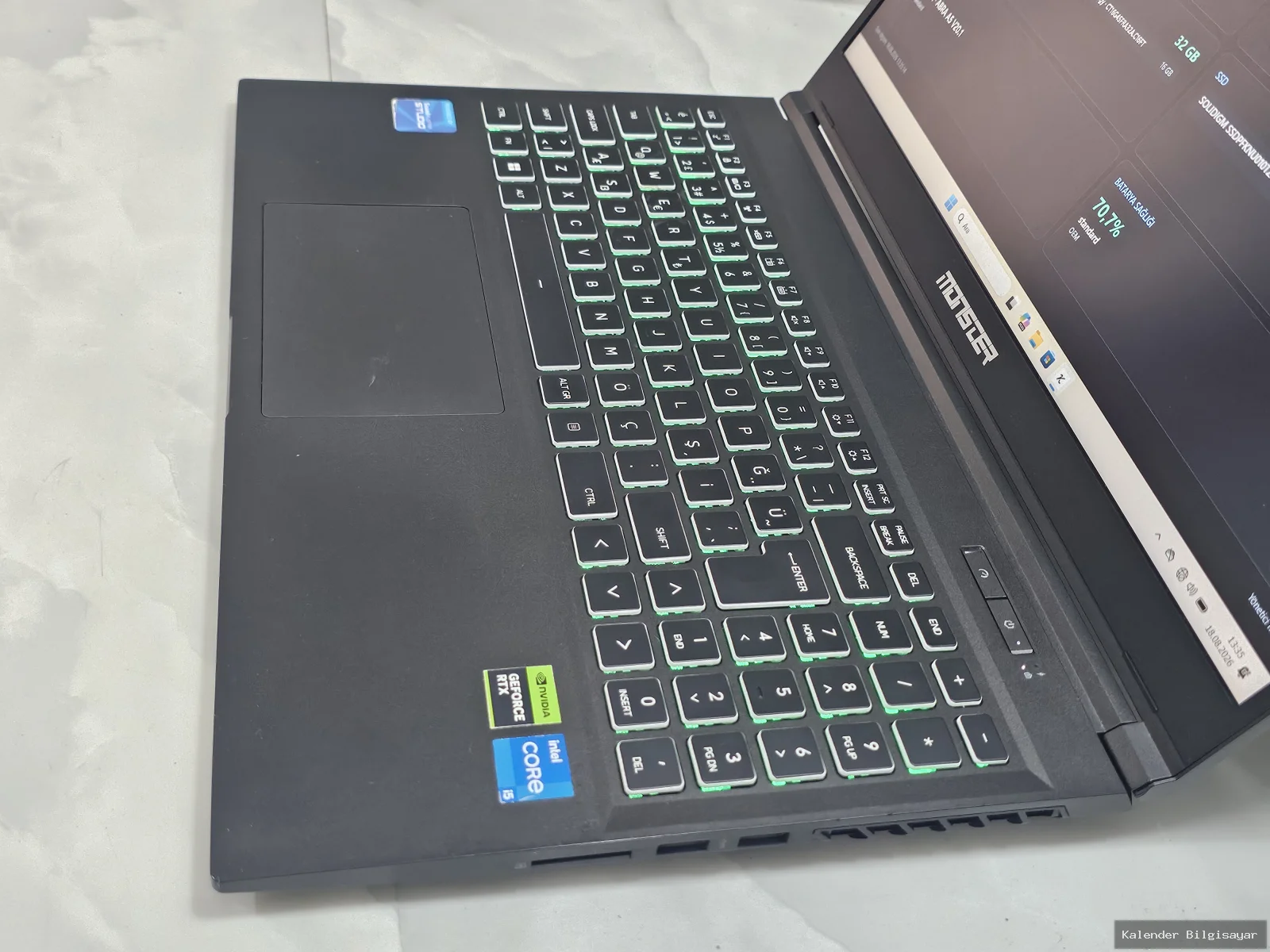 Monster Monster A5 V20.2 i5 13500H RTX 4050 32 GB RAM 1 TB SSD Gaming Laptop - Görsel 2