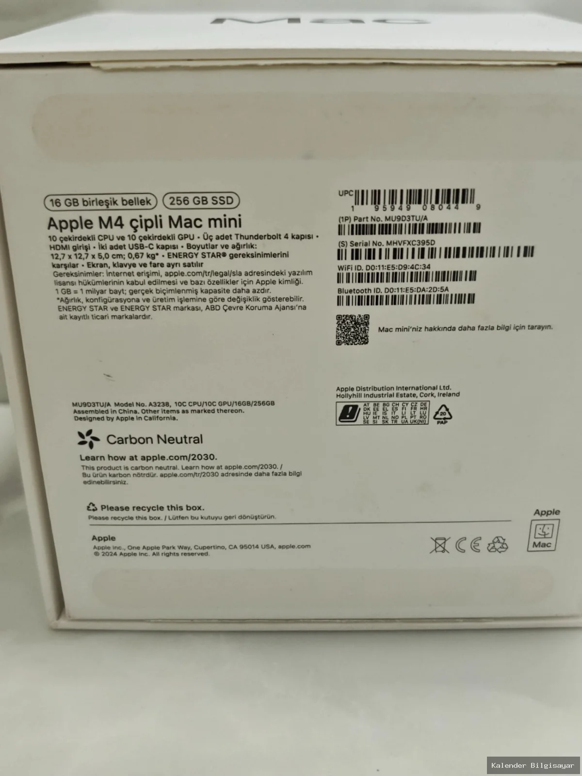 Apple Apple Mac Mini M4 10 Cpu 10 Gpu 16 GB RAM 256 GB SSD - Görsel 5
