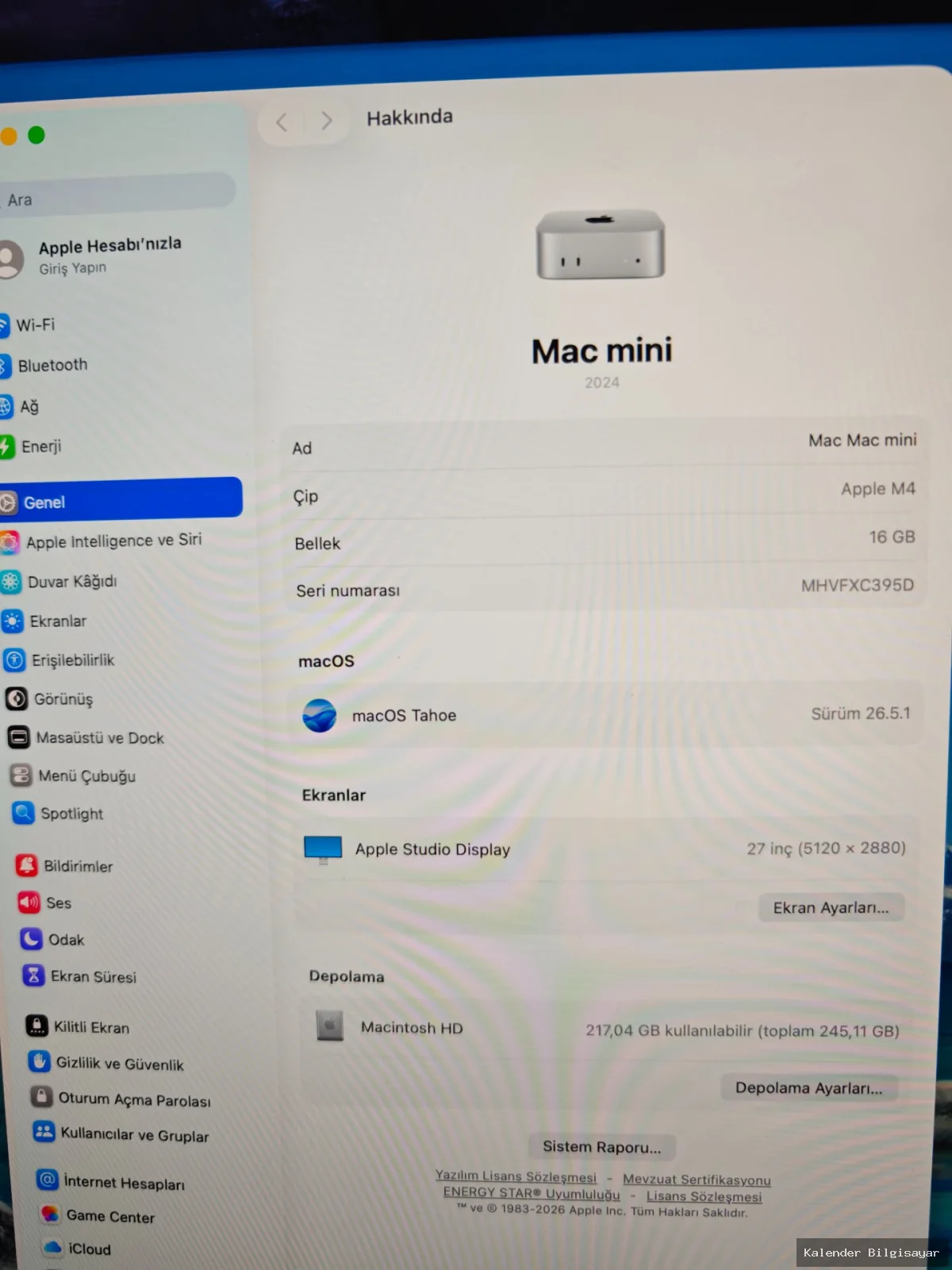 Apple Apple Mac Mini M4 10 Cpu 10 Gpu 16 GB RAM 256 GB SSD - Görsel 6
