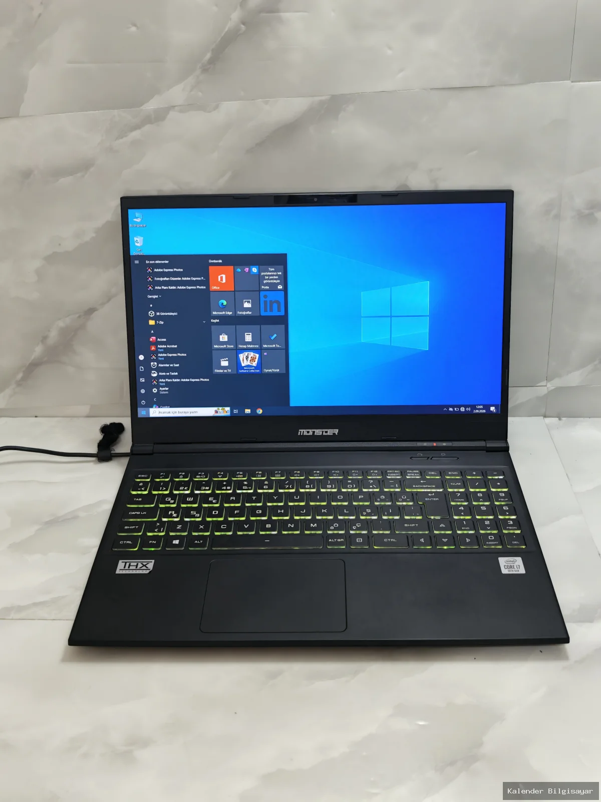 İkinci El Monster Monster T5 v19.2 i7 10750H RTX 2060 16 GB RAM 256 GB SSD 1 TB HDD - Görsel 1