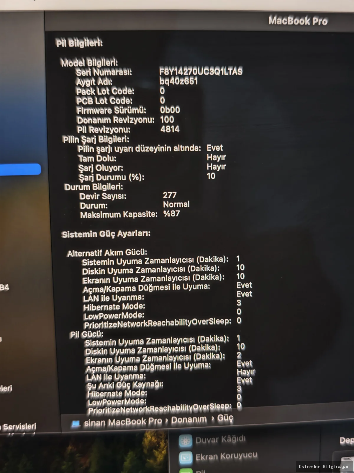 Apple MacBook Pro M1 Max 64 GB RAM 1 TB SSD 14 inç Pil 87 - Görsel 7