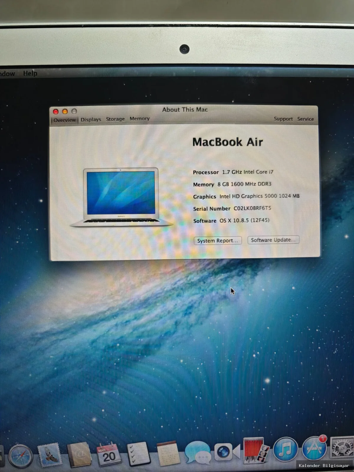 Apple MacBook Air 2013 i7 8 GB RAM 128 GB SSD 13 inç - Görsel 6