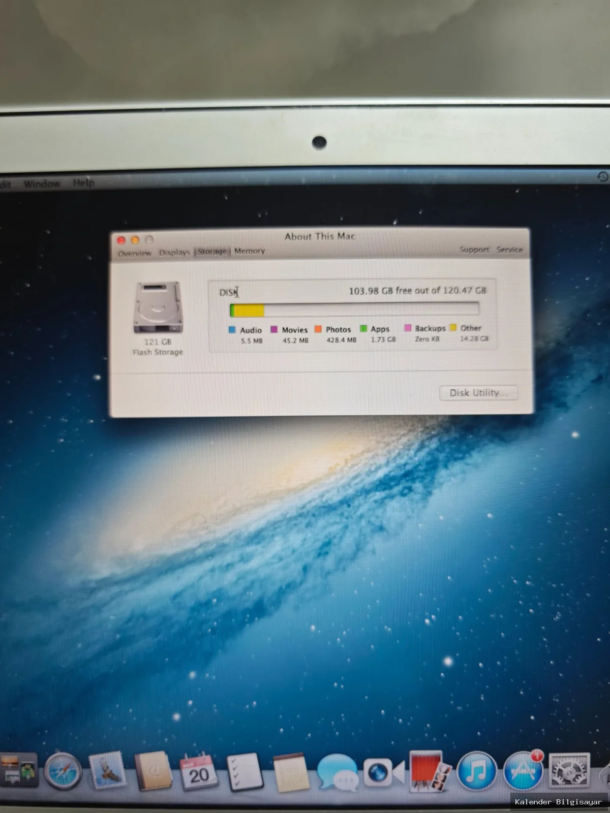 Apple MacBook Air 2013 i7 8 GB RAM 128 GB SSD 13 inç - Görsel 7
